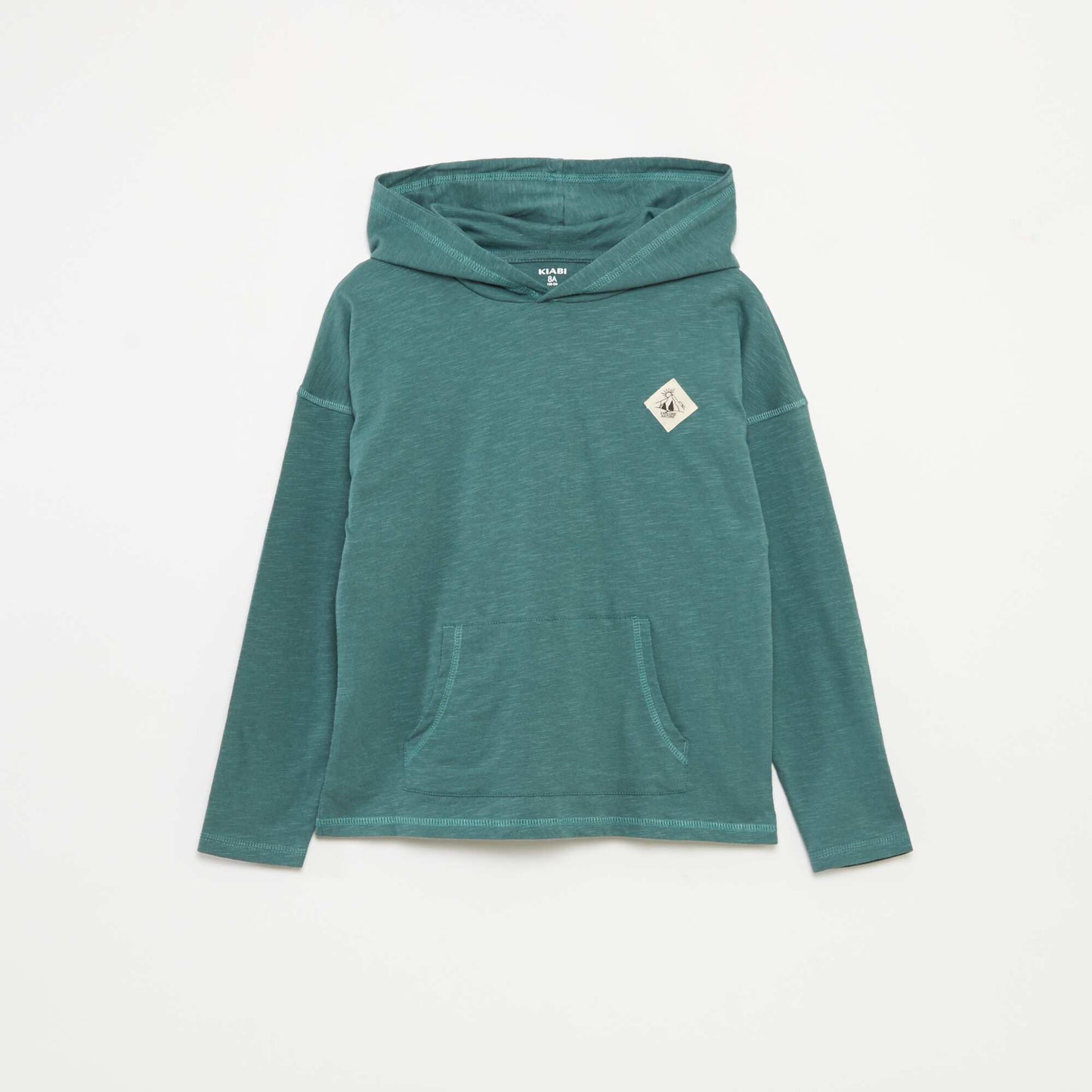 T-shirt à capuche à manches longues VERT