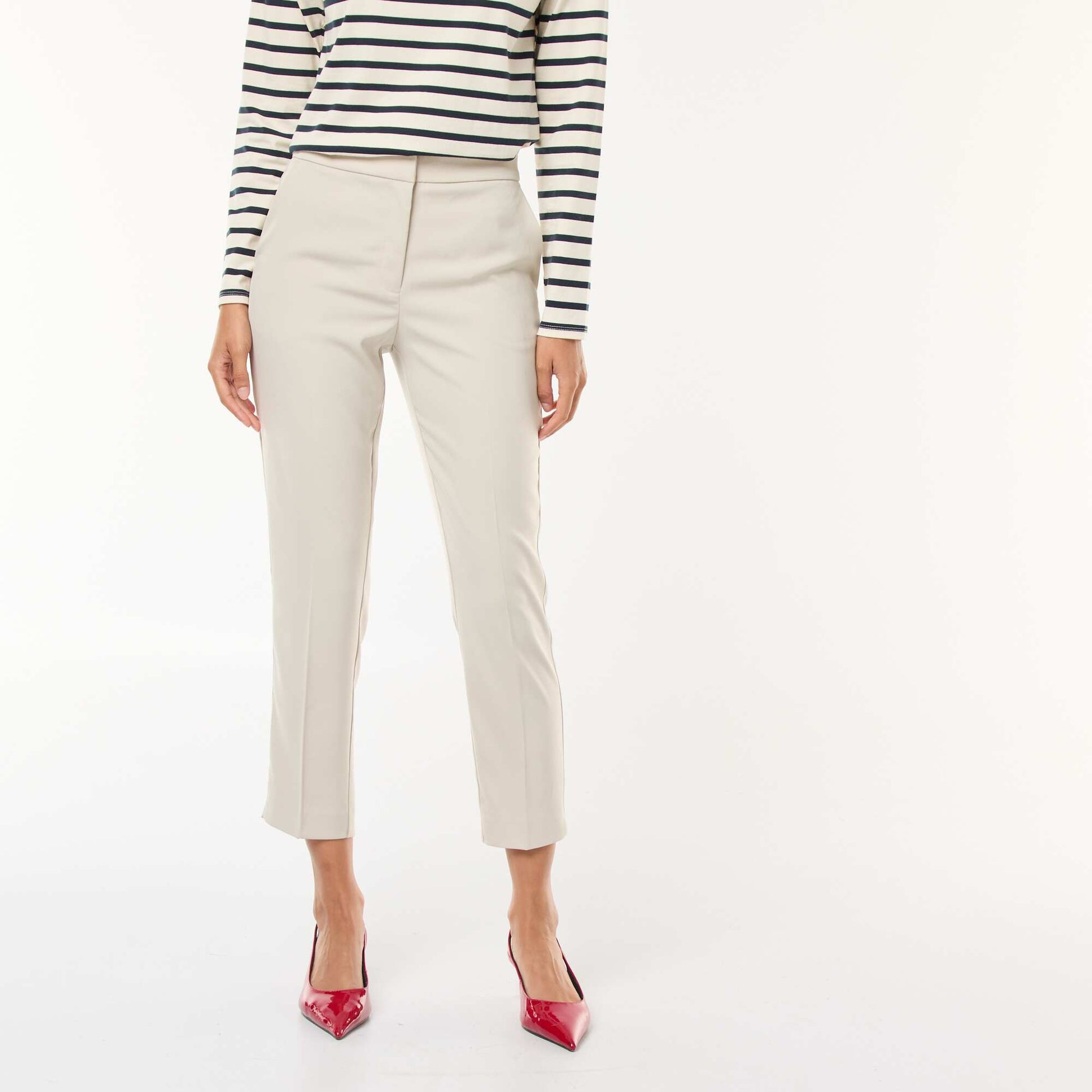 Pantalon slim fit GRIS