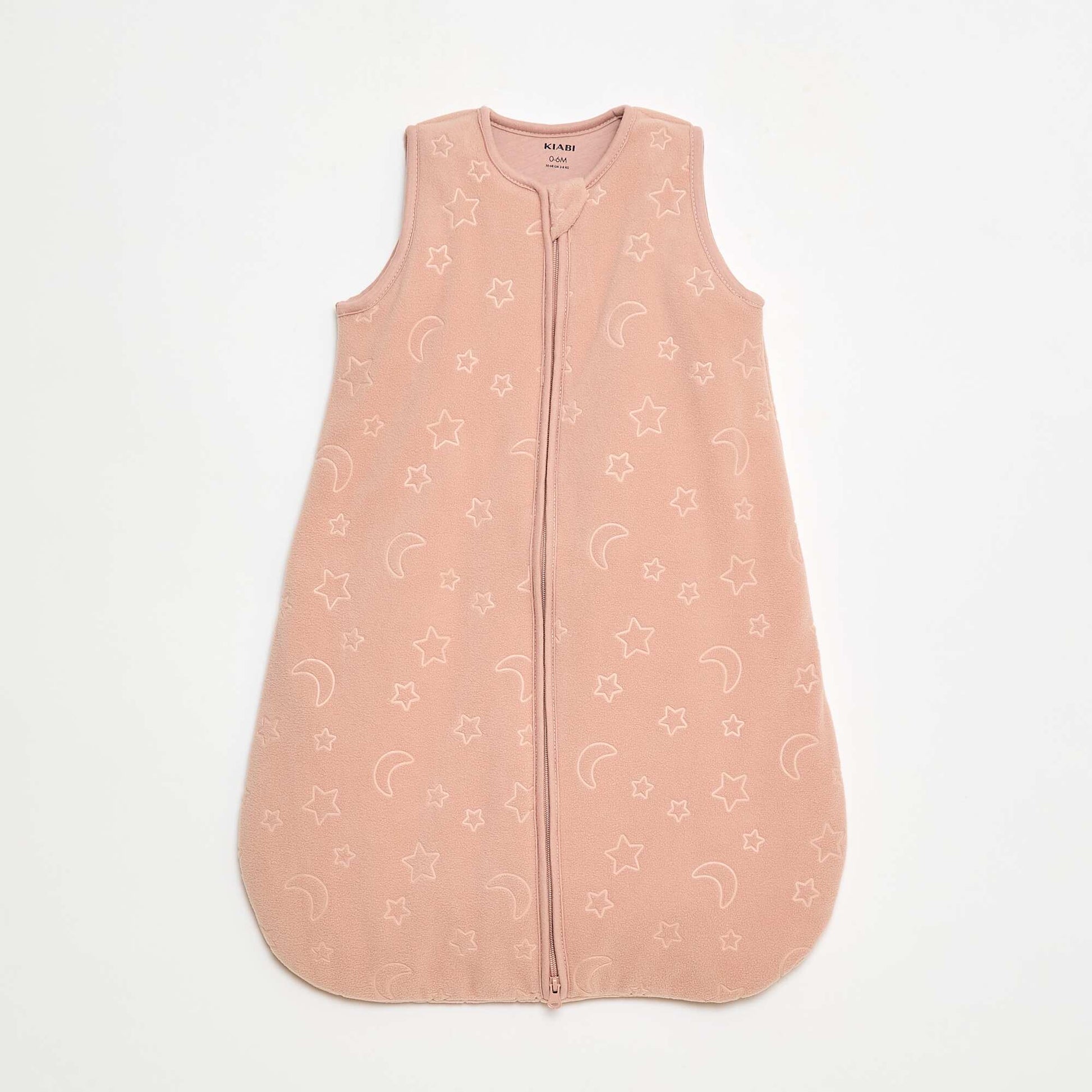 Gigoteuse chaude en polaire avec manches amovibles par pressions ROSE