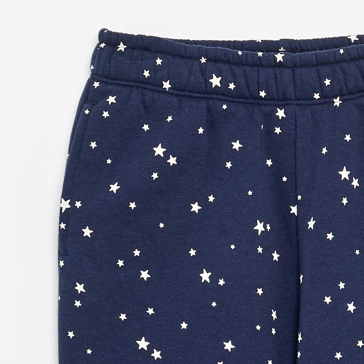 Pantalon de jogging en molleton gratté BLEU