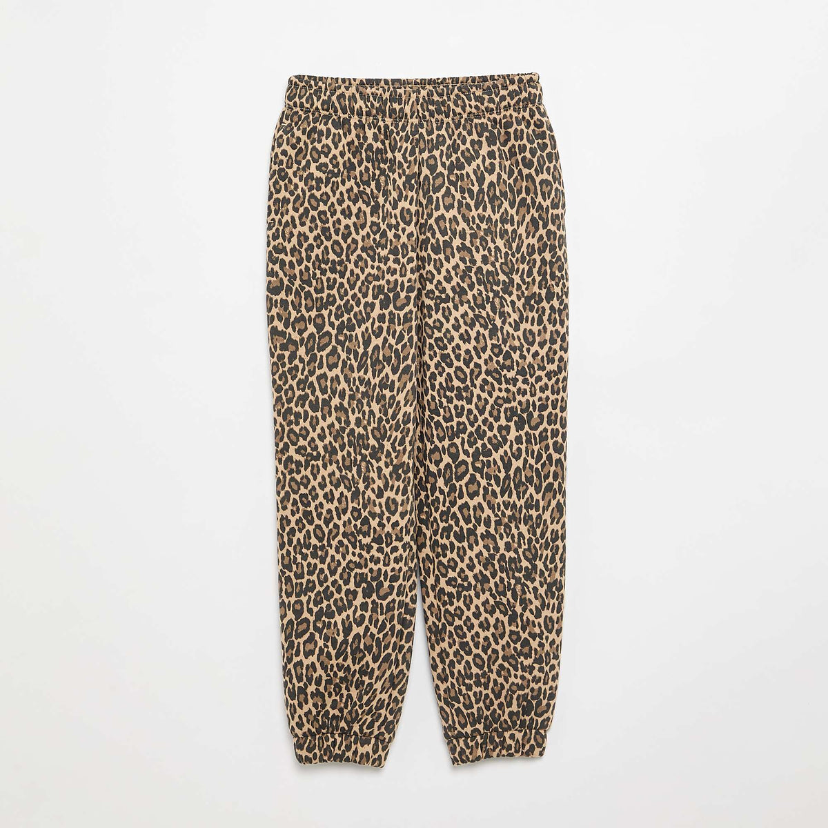 Pantalon de jogging en molleton gratté BEIGE
