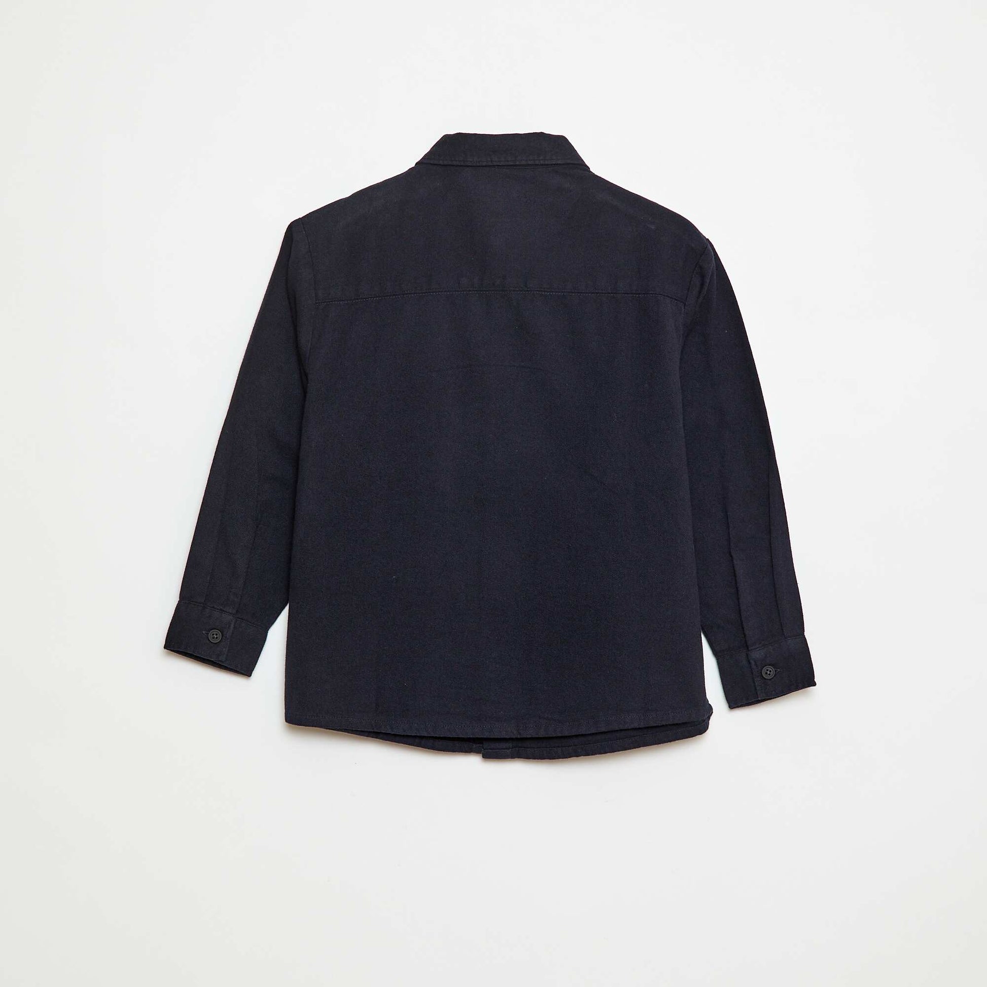 Chemise boutonnée en flanelle BLEU
