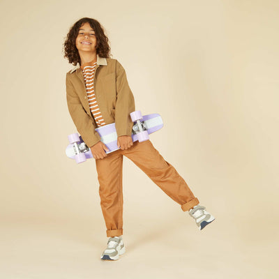 Pantalon regular MARRON