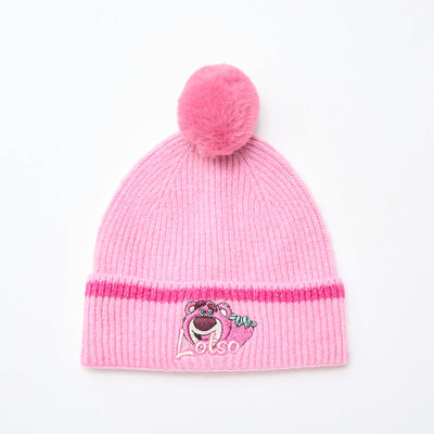 Bonnet 'Lotso' à pompon ROSE