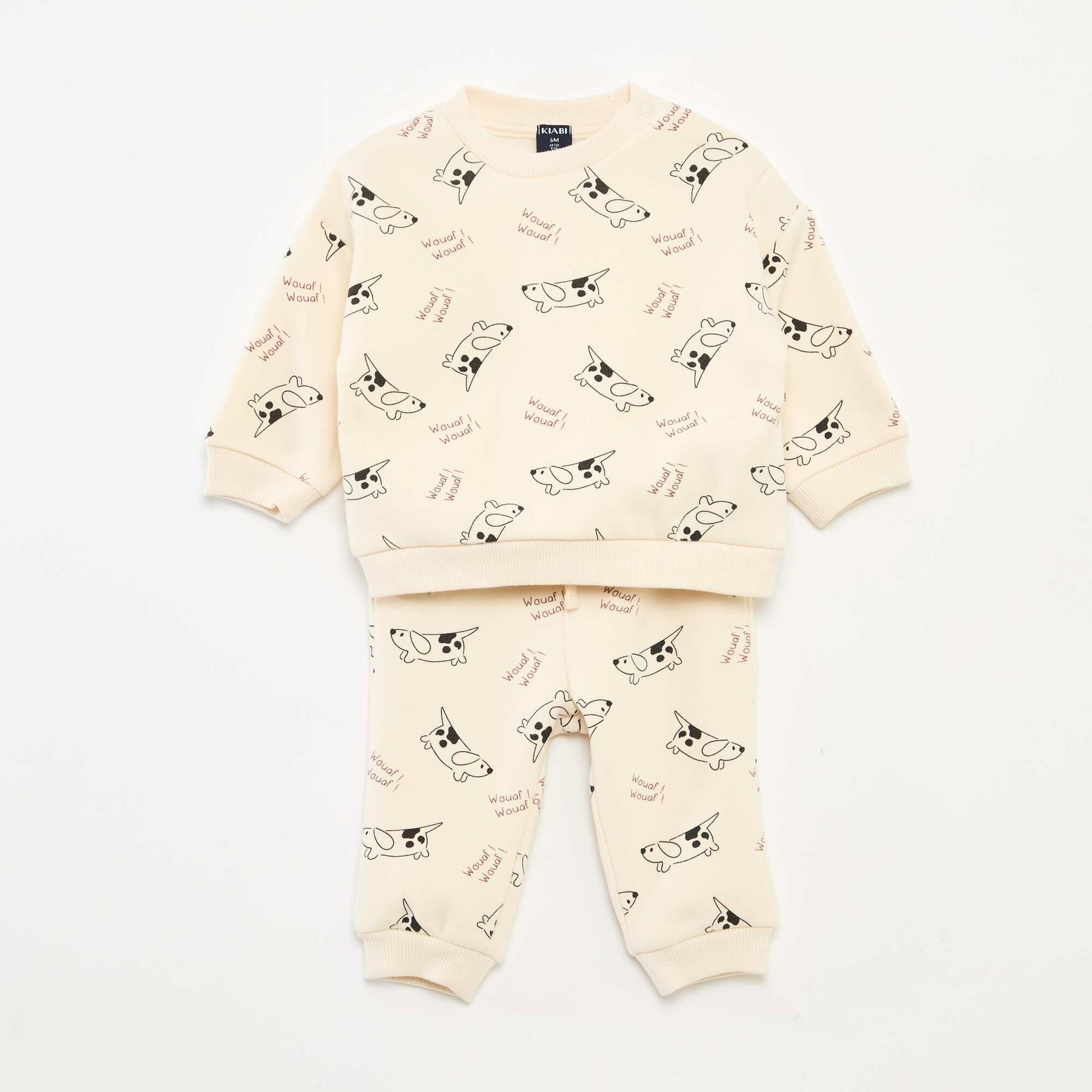 Ensemble de pyjama all-over BLANC