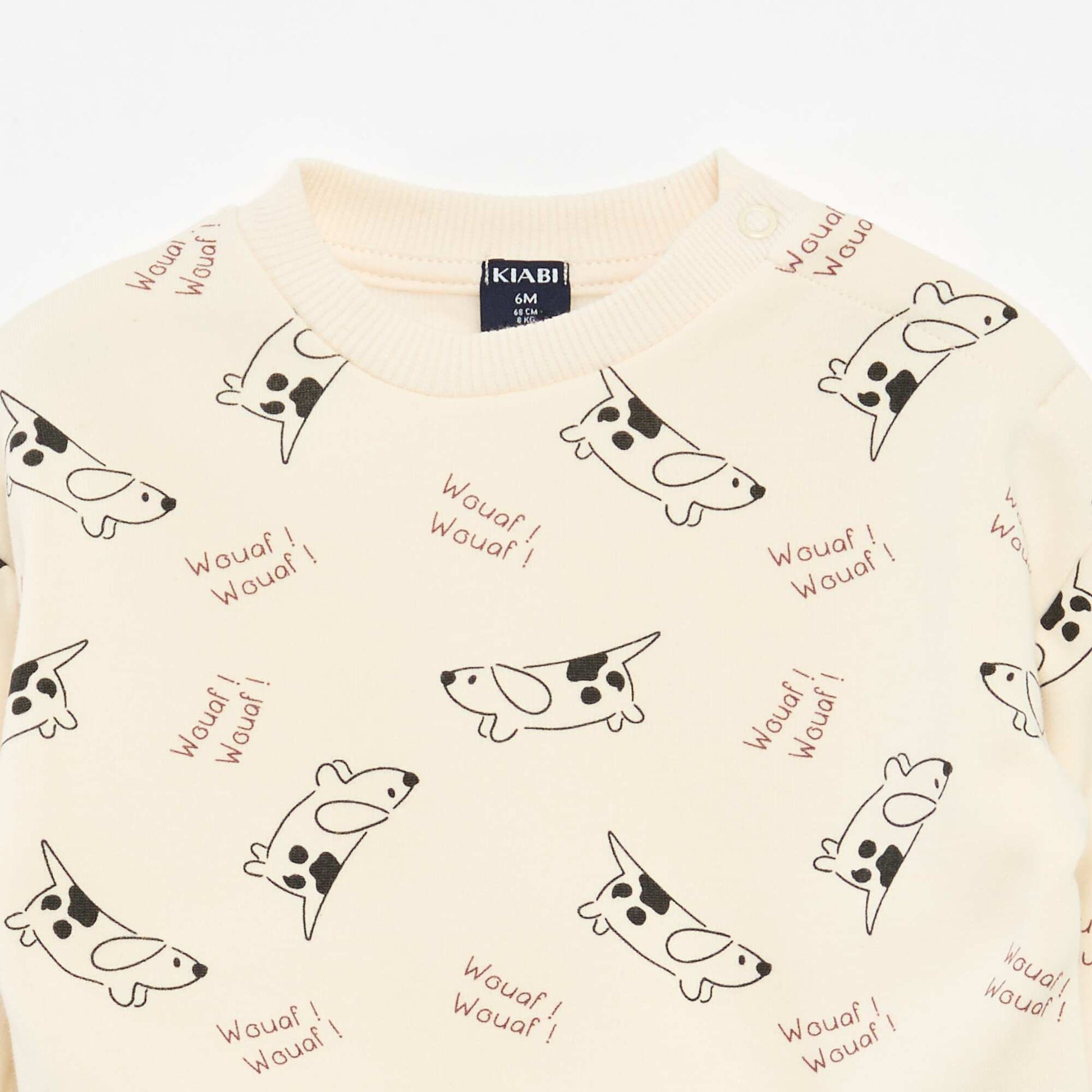Ensemble de pyjama all-over BLANC