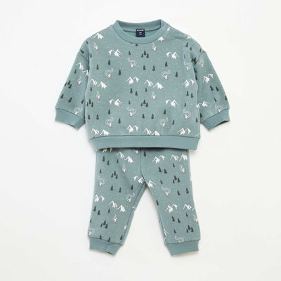 Ensemble de pyjama all-over BLEU