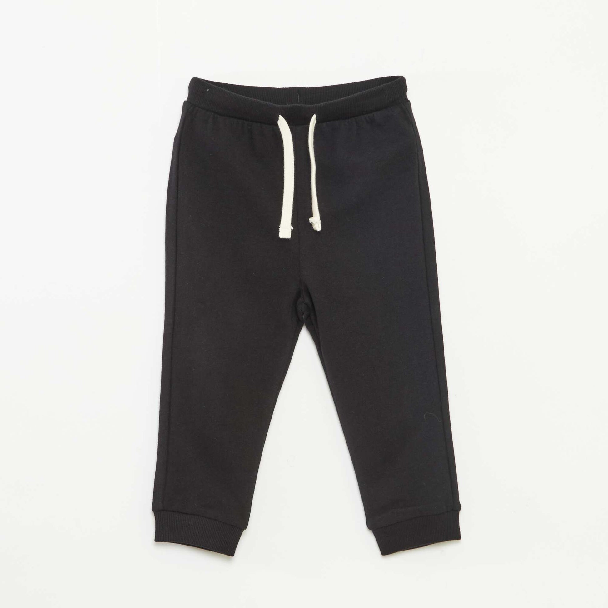 Pantalon en molleton léger avec taille élastiquée GRIS