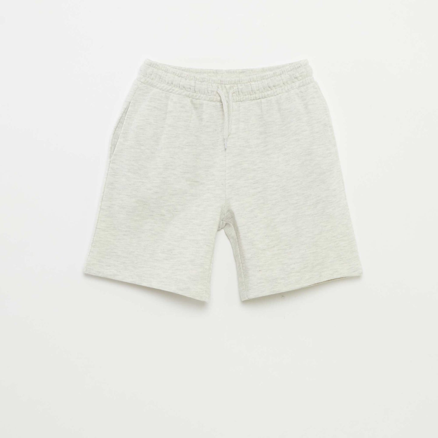 Ensemble sweat à capuche + short en molleton léger - 2 pièces GRIS
