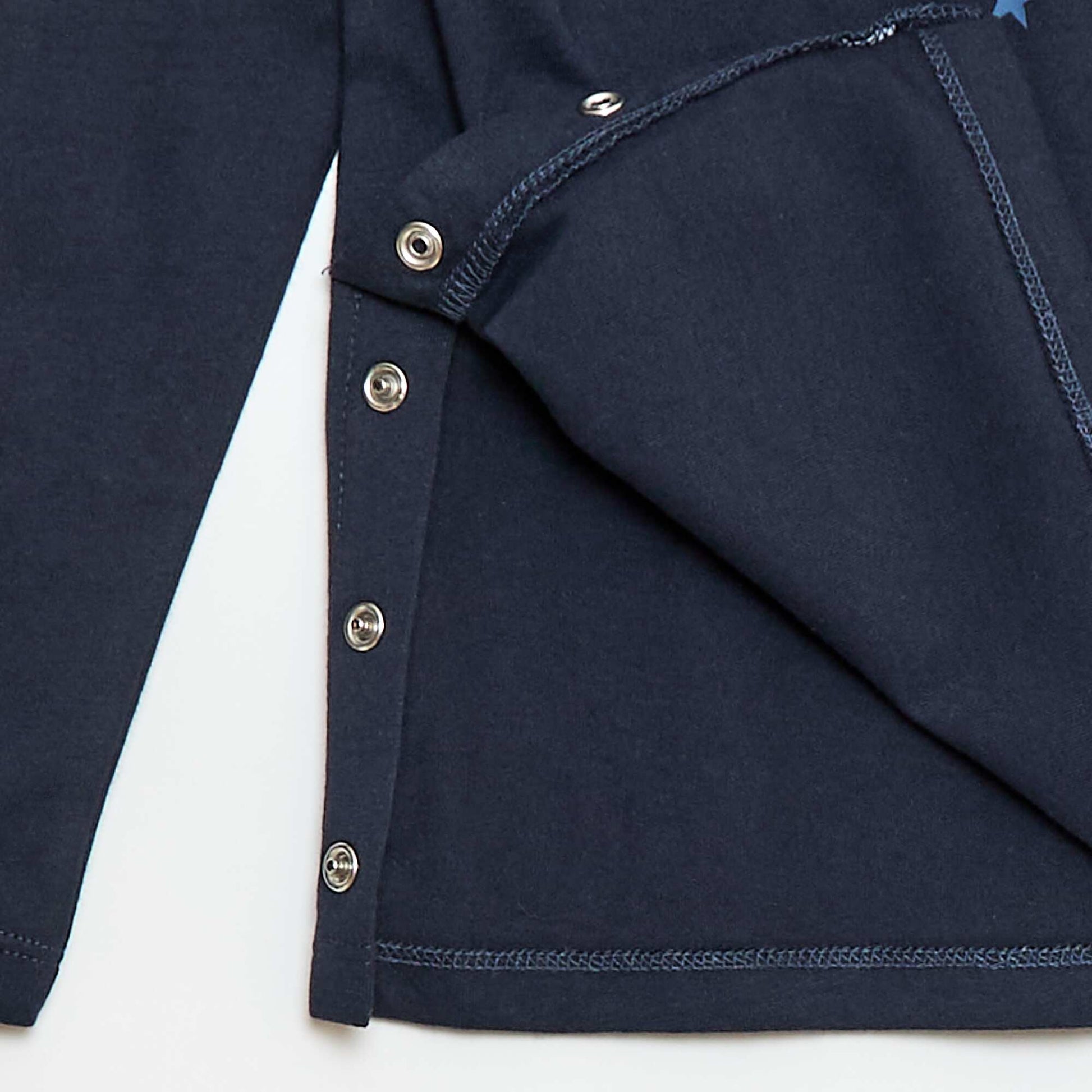 T-shirt imprimé à manches longues - So Easy BLEU