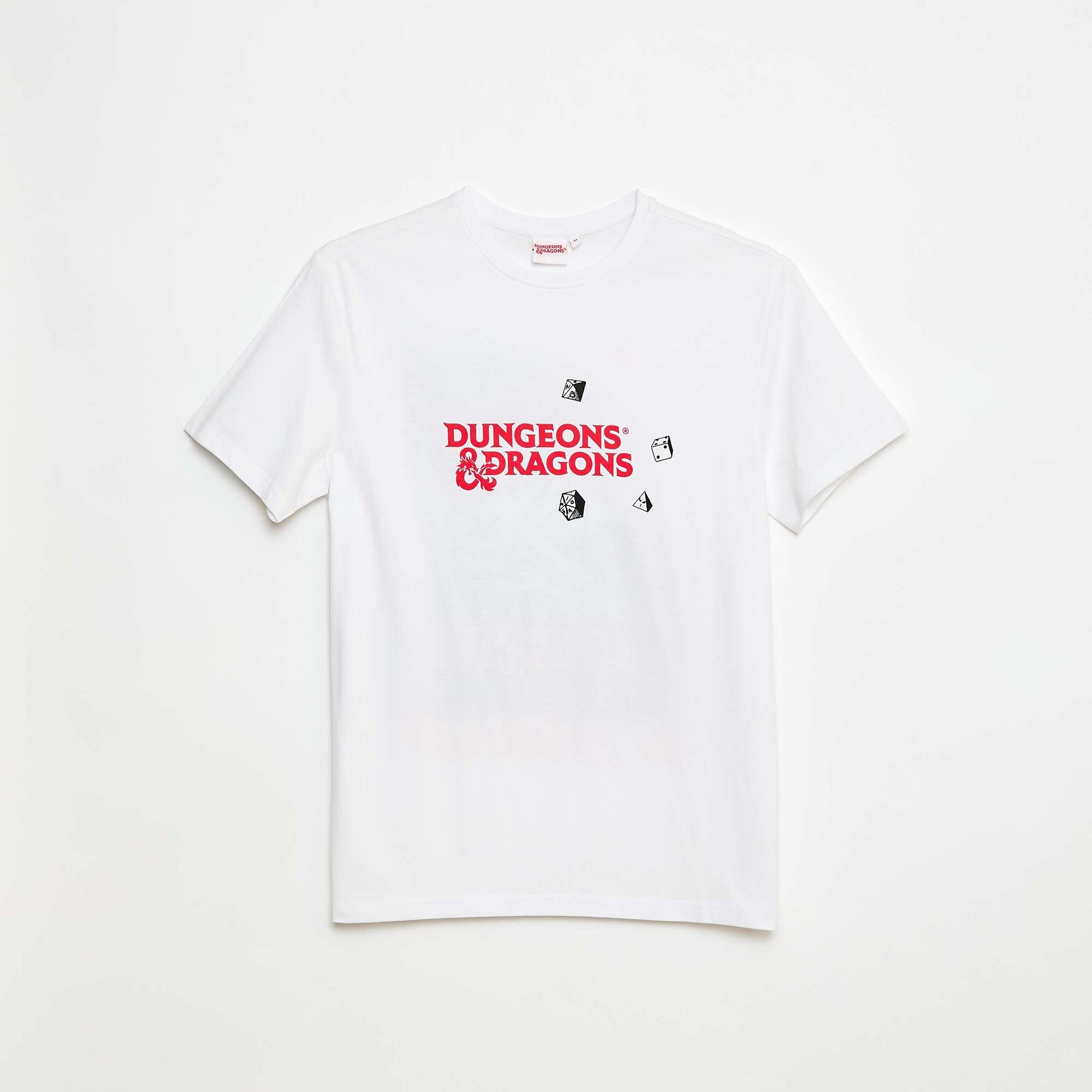T-shirt 'Sun city' 'Dungeons & dragons' en coton BLANC