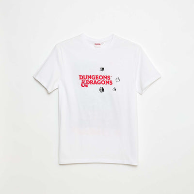 T-shirt 'Sun city' 'Dungeons & dragons' en coton BLANC