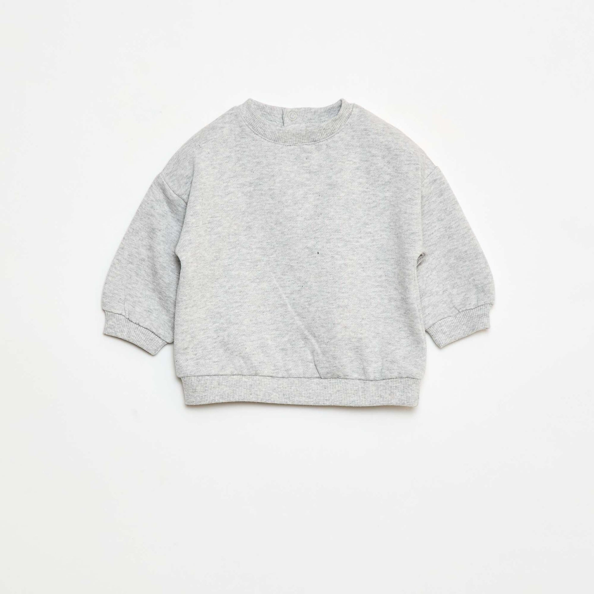 Ensemble en molleton sweat + pantalon - 2 pièces GRIS