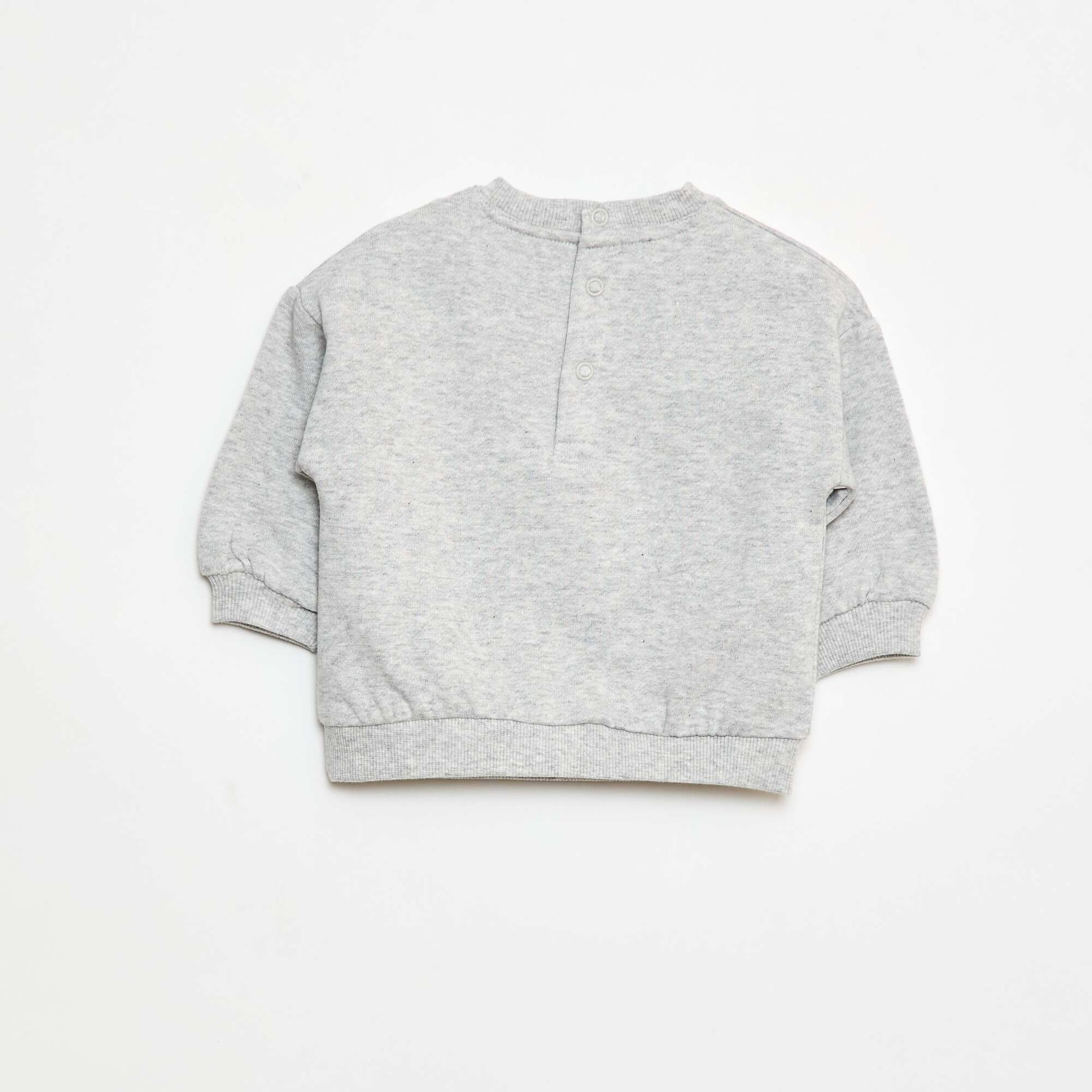 Ensemble en molleton sweat + pantalon - 2 pièces GRIS