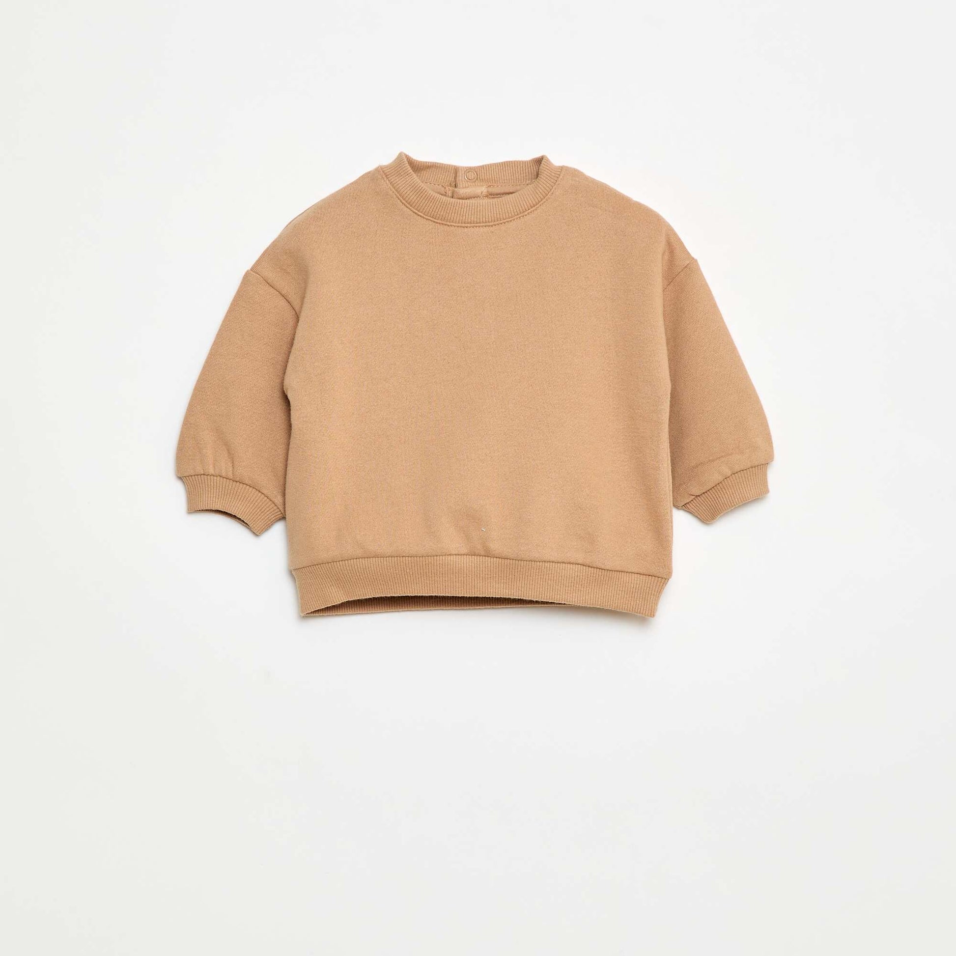 Ensemble en molleton sweat + pantalon - 2 pièces MARRON
