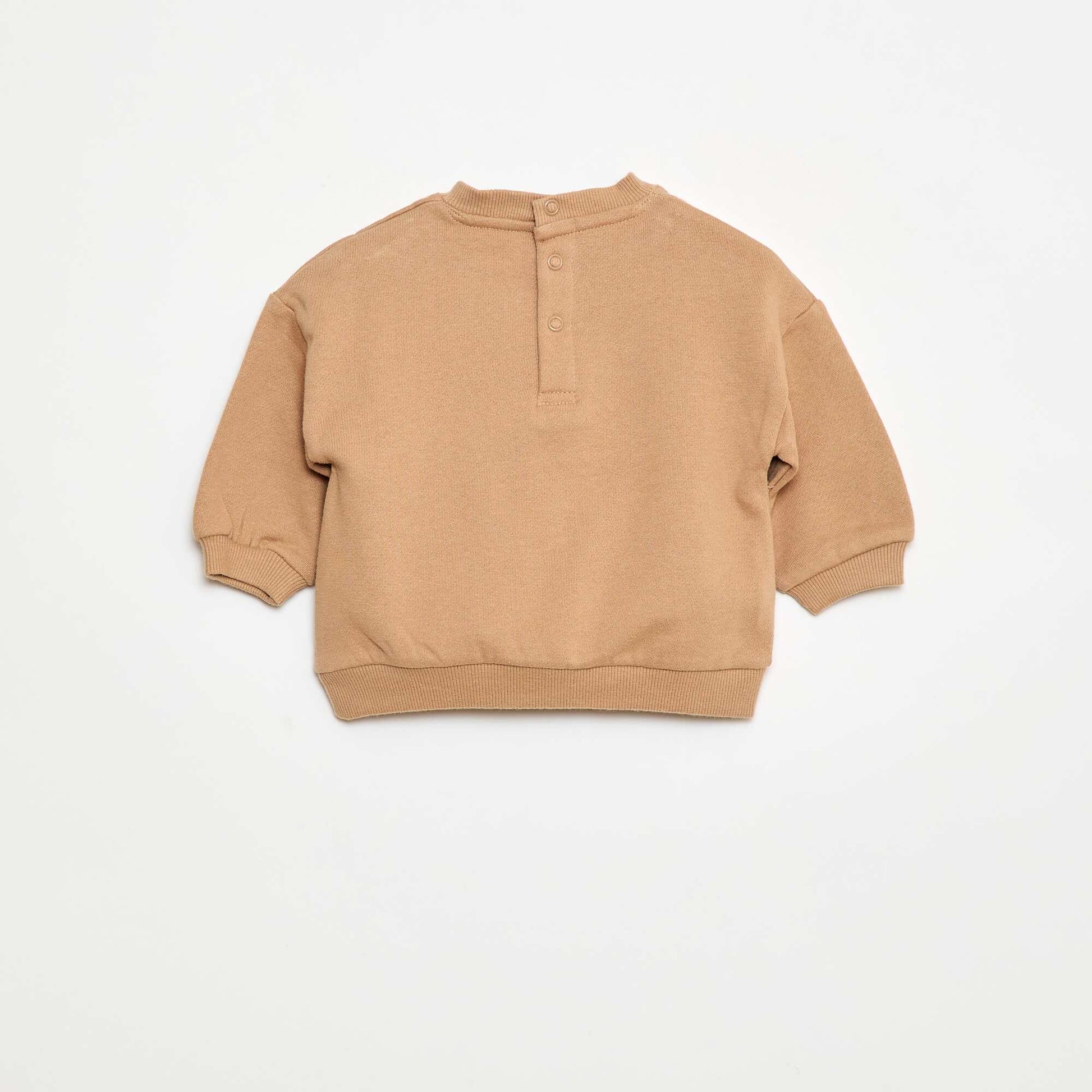 Ensemble en molleton sweat + pantalon - 2 pièces MARRON