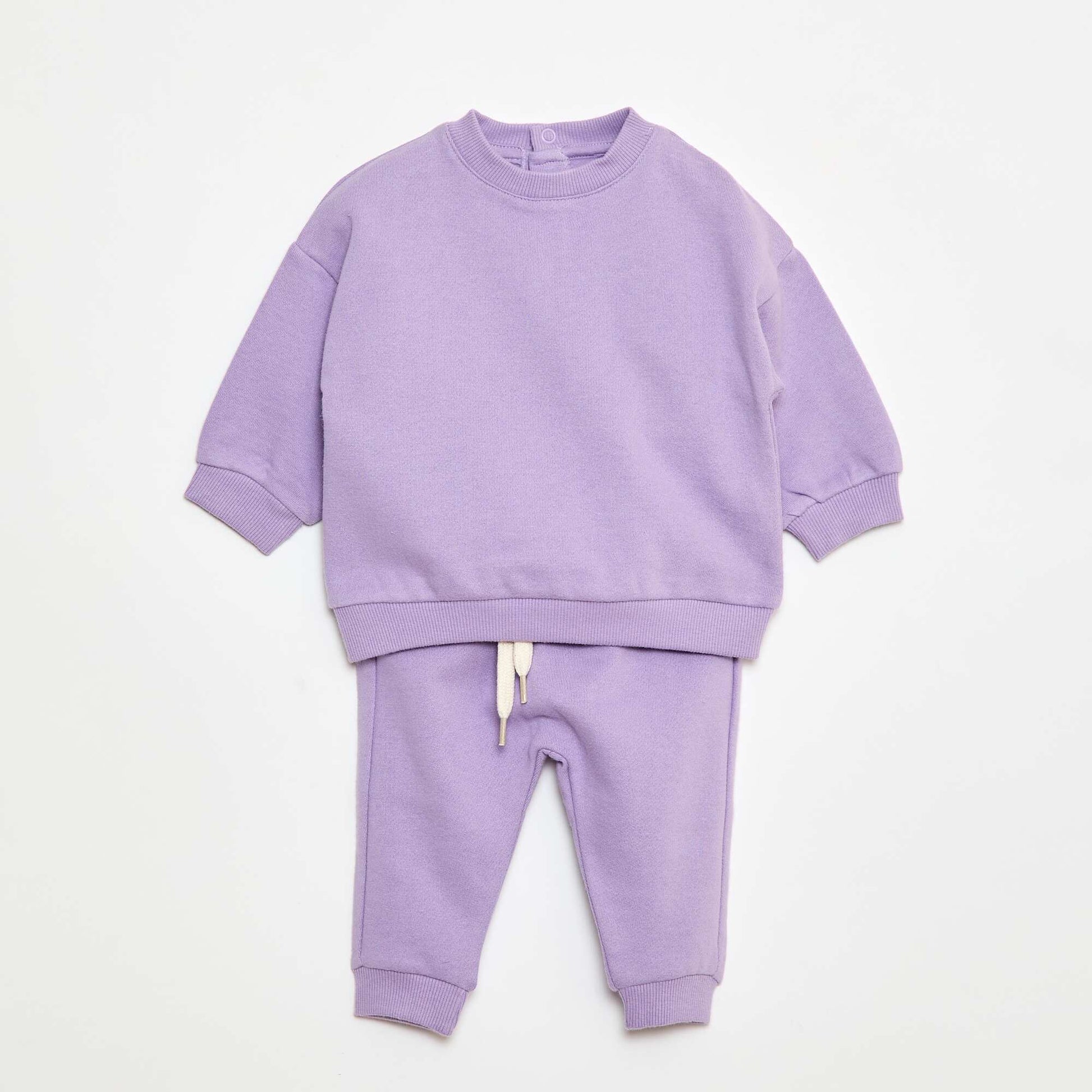 Ensemble en molleton sweat + pantalon - 2 pièces VIOLET