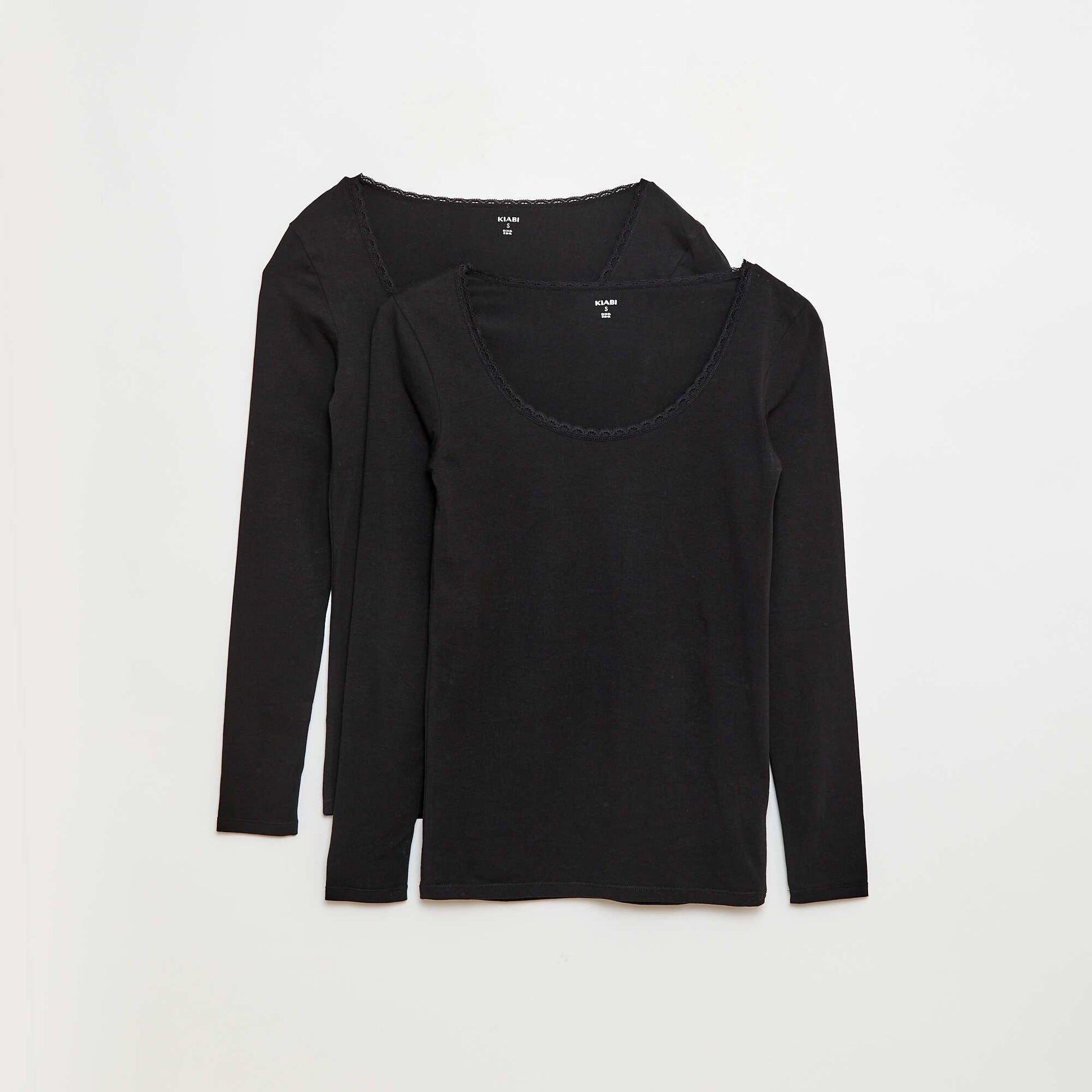 T-shirt à manches longues sous-vêtement NOIR