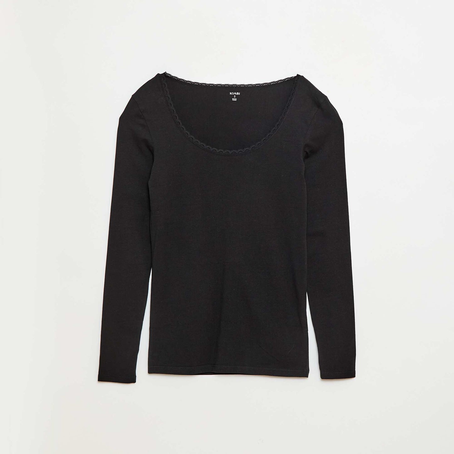 T-shirt à manches longues sous-vêtement NOIR