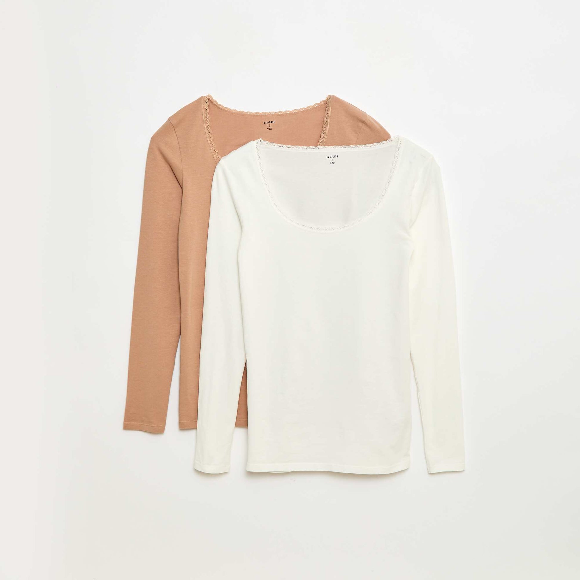 T-shirt à manches longues sous-vêtement BEIGE