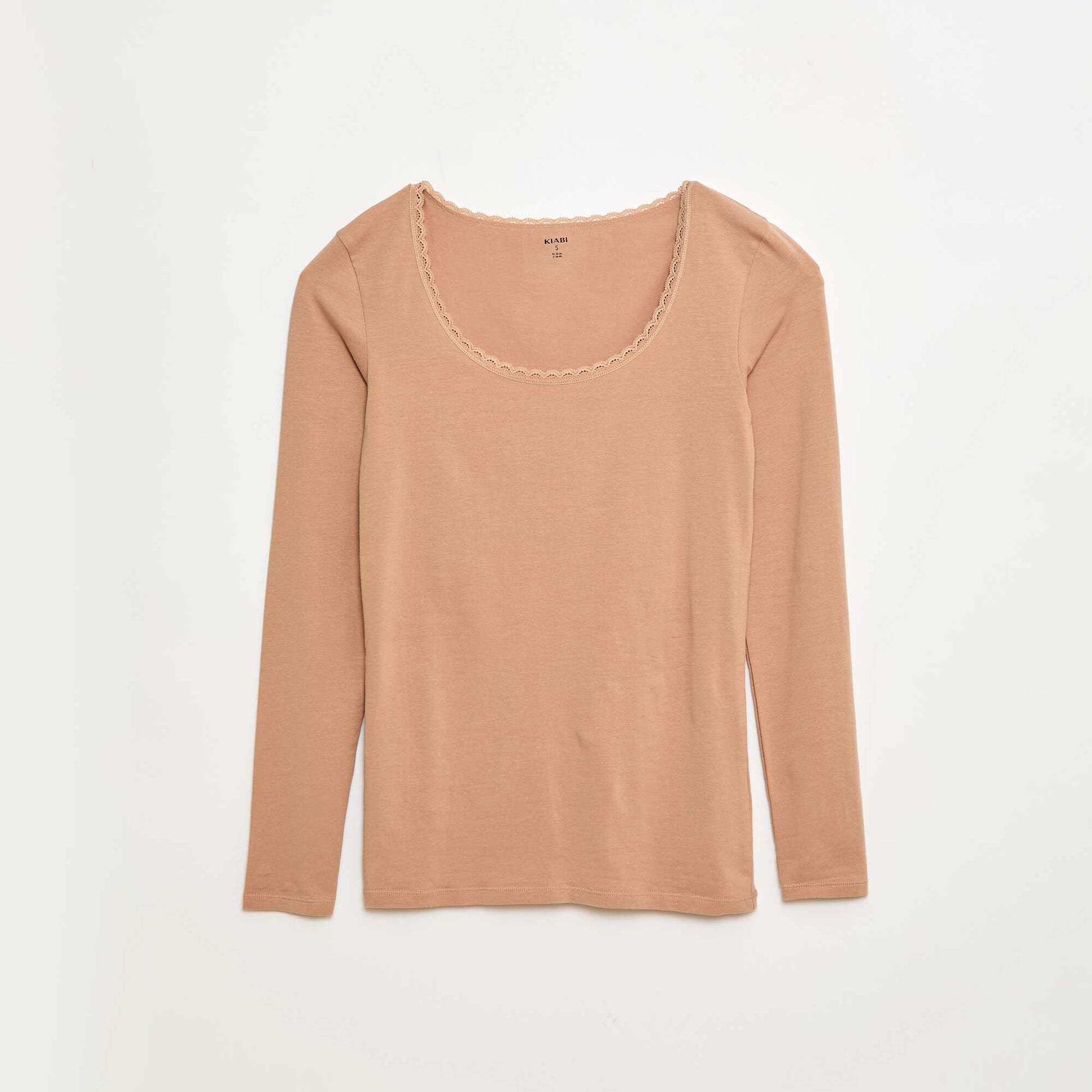 T-shirt à manches longues sous-vêtement BEIGE