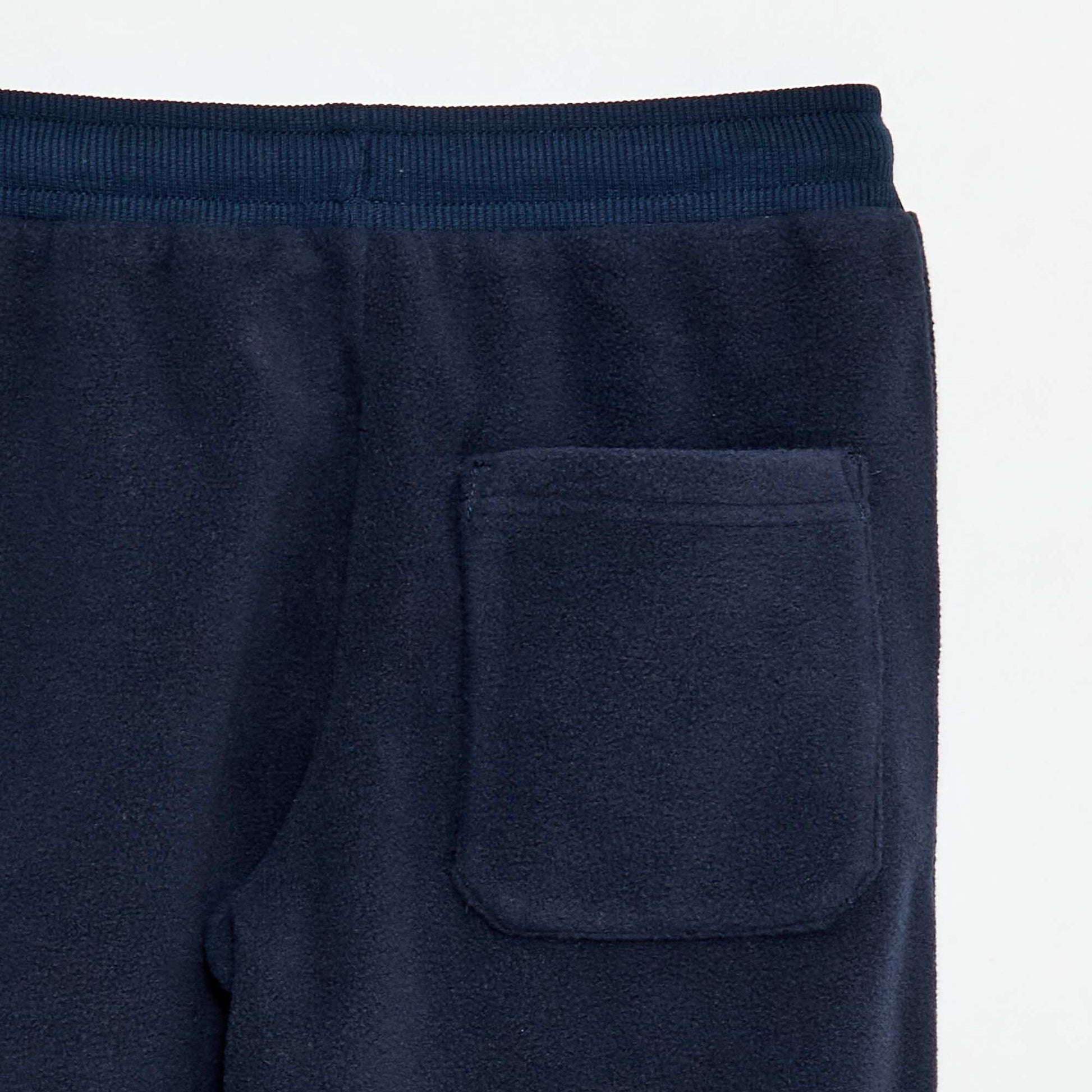 Pantalon de jogging en polaire BLEU