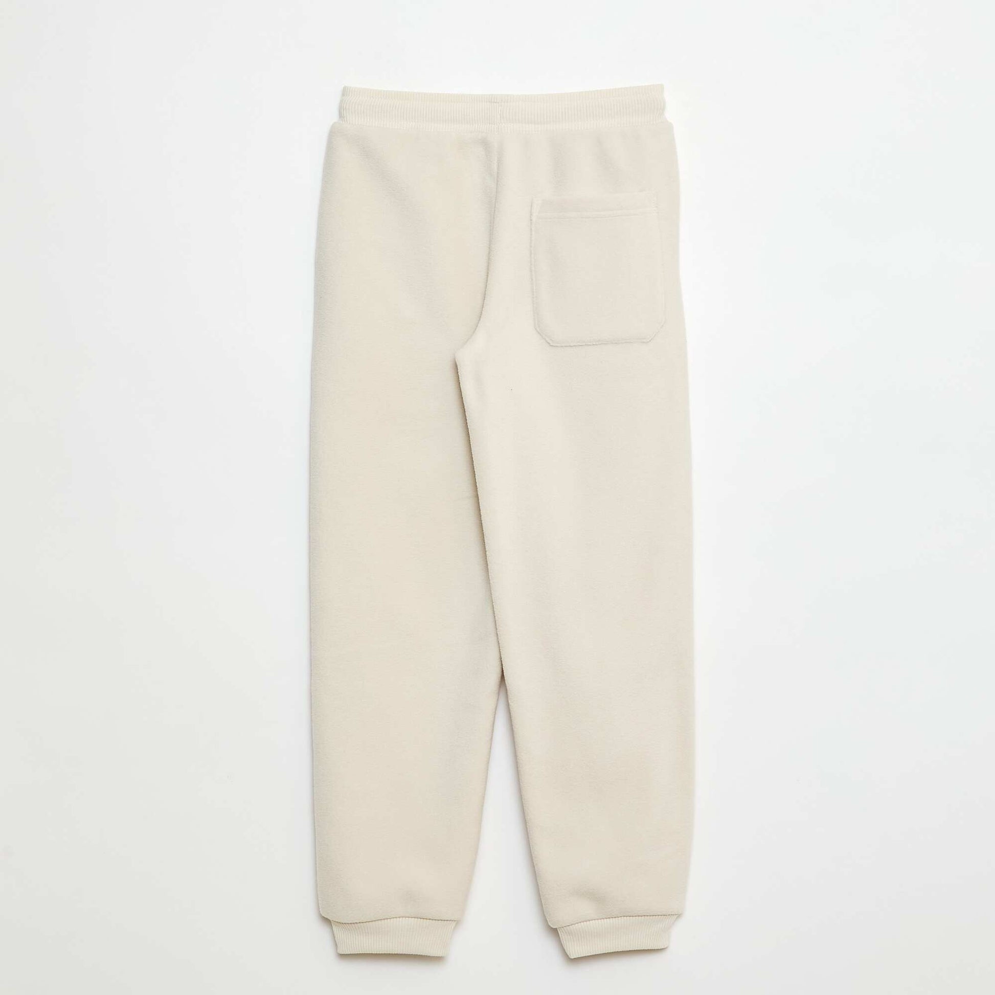 Pantalon de jogging en polaire BLANC