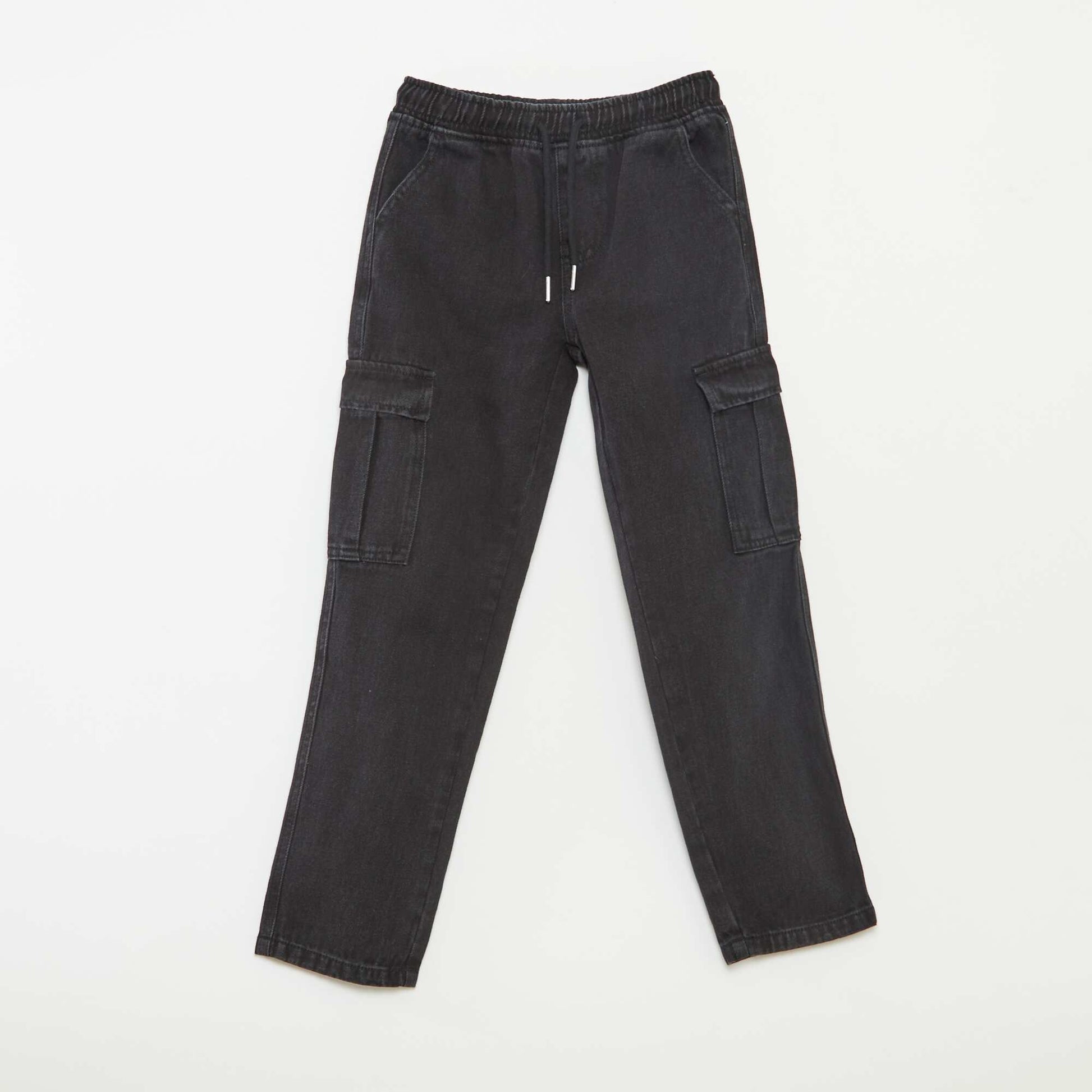 Pantalon multipoche élastiqué GRIS