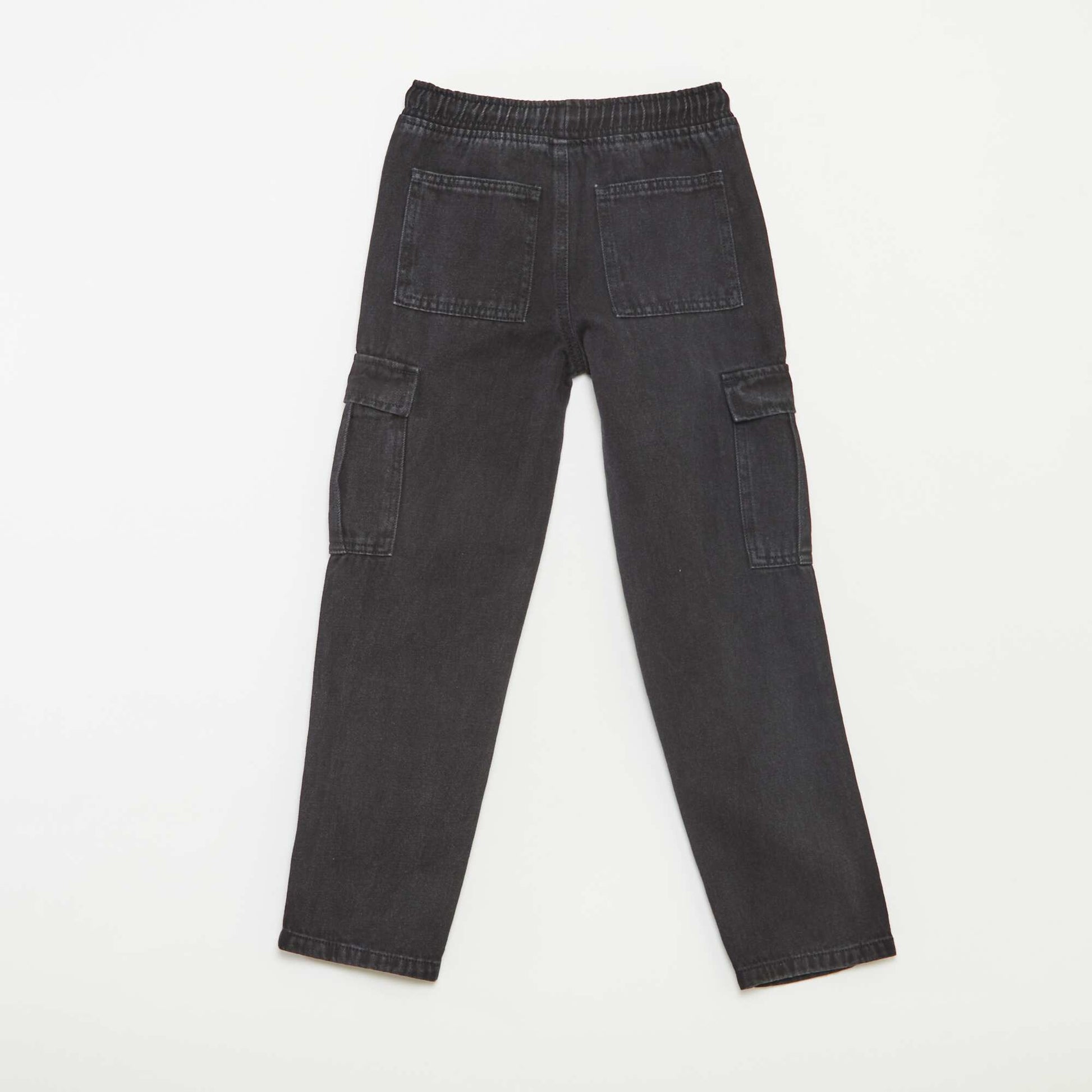 Pantalon multipoche élastiqué GRIS
