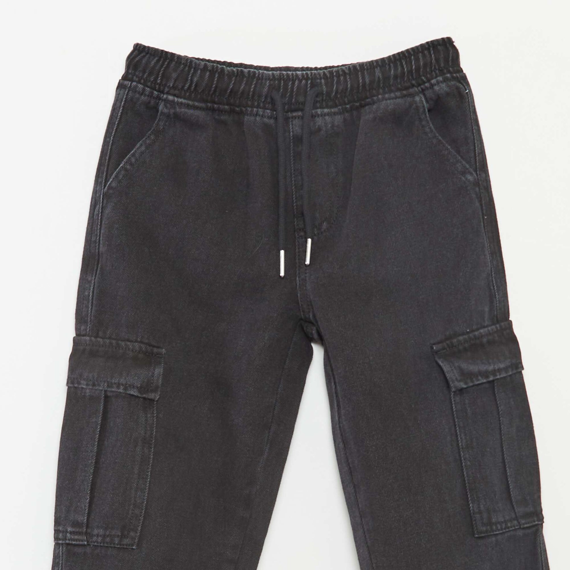 Pantalon multipoche élastiqué GRIS