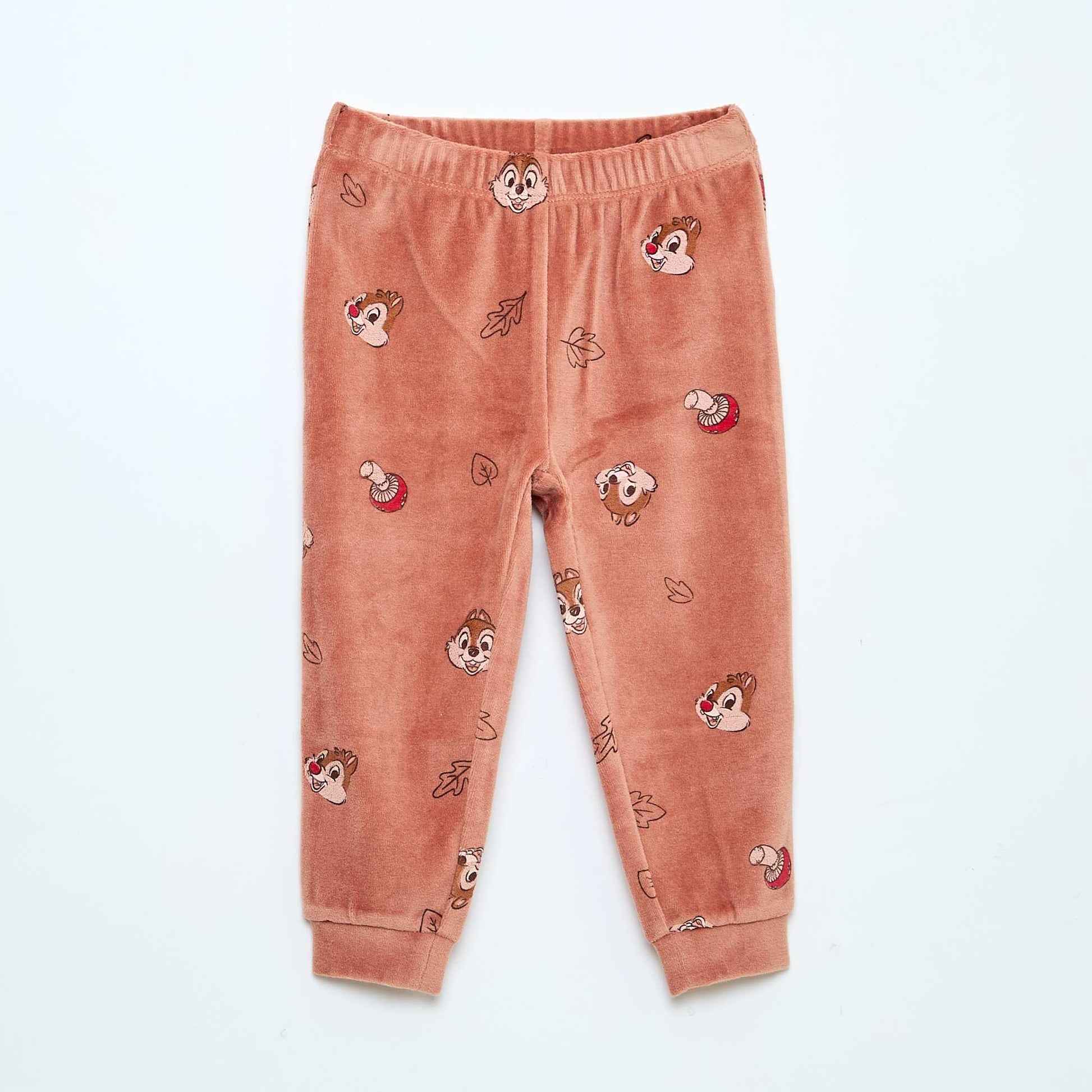 Ensemble de pyjama 'Disney' 'Tic et Tac' en coton MARRON