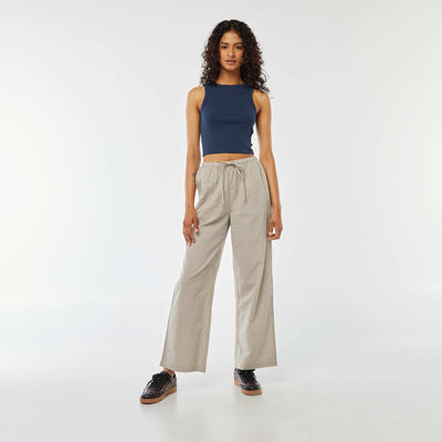 Pantalon de pyjama rayé BEIGE