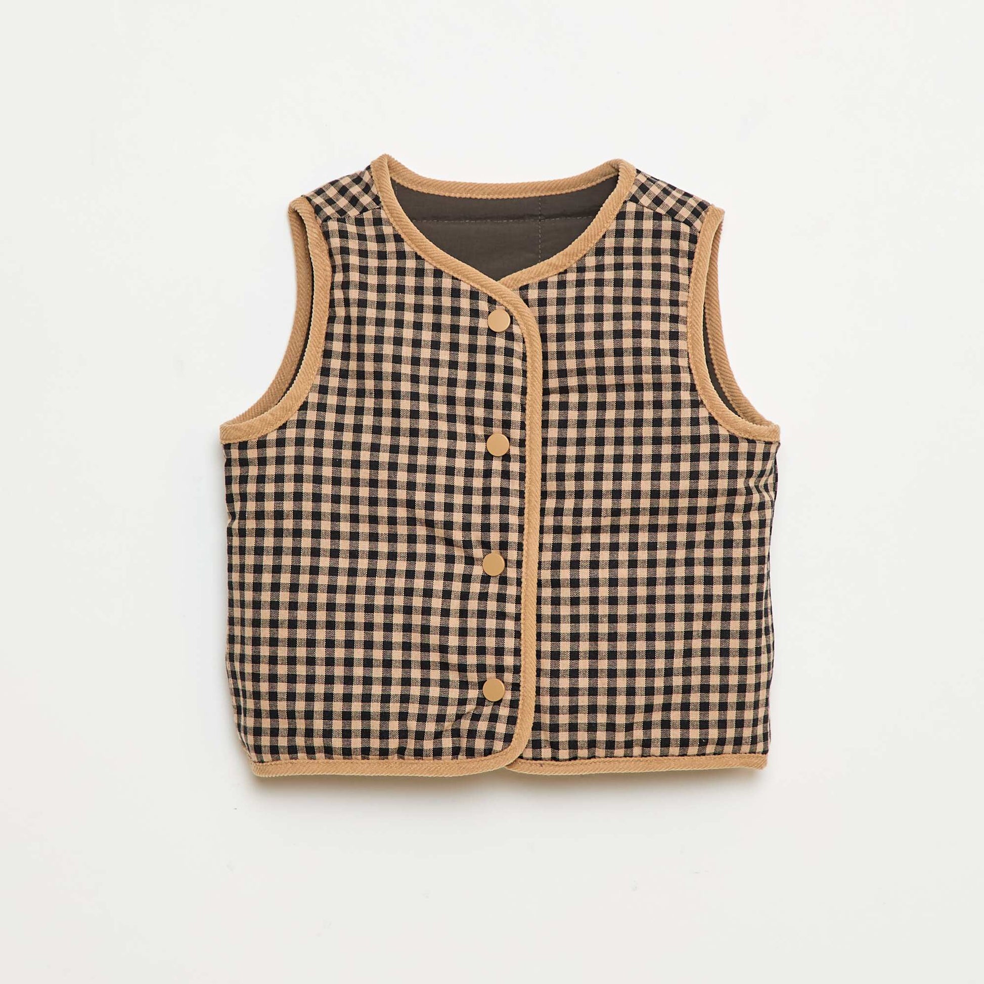 Veste sans manches matelassée NOIR