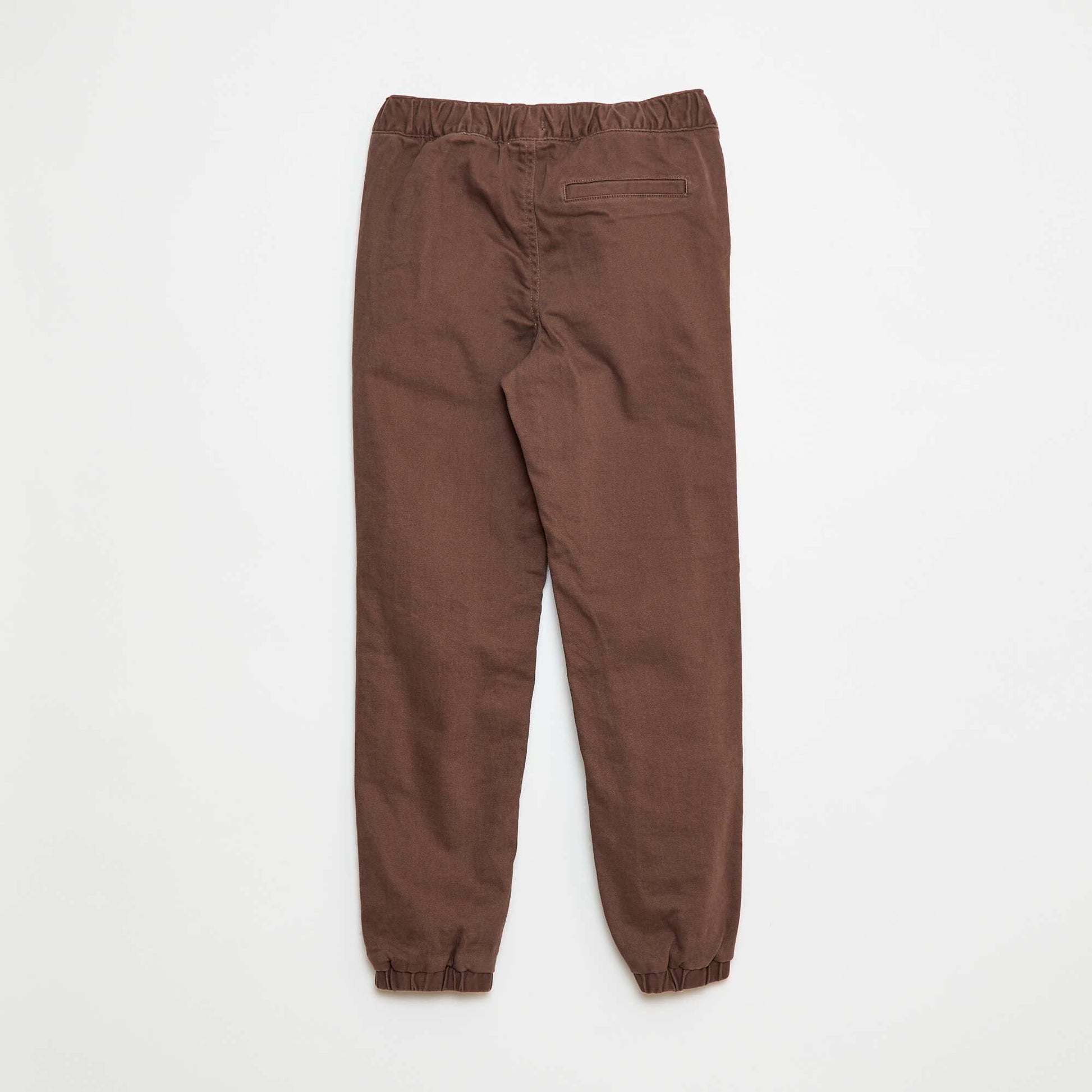 Pantalon jogger doublé MARRON