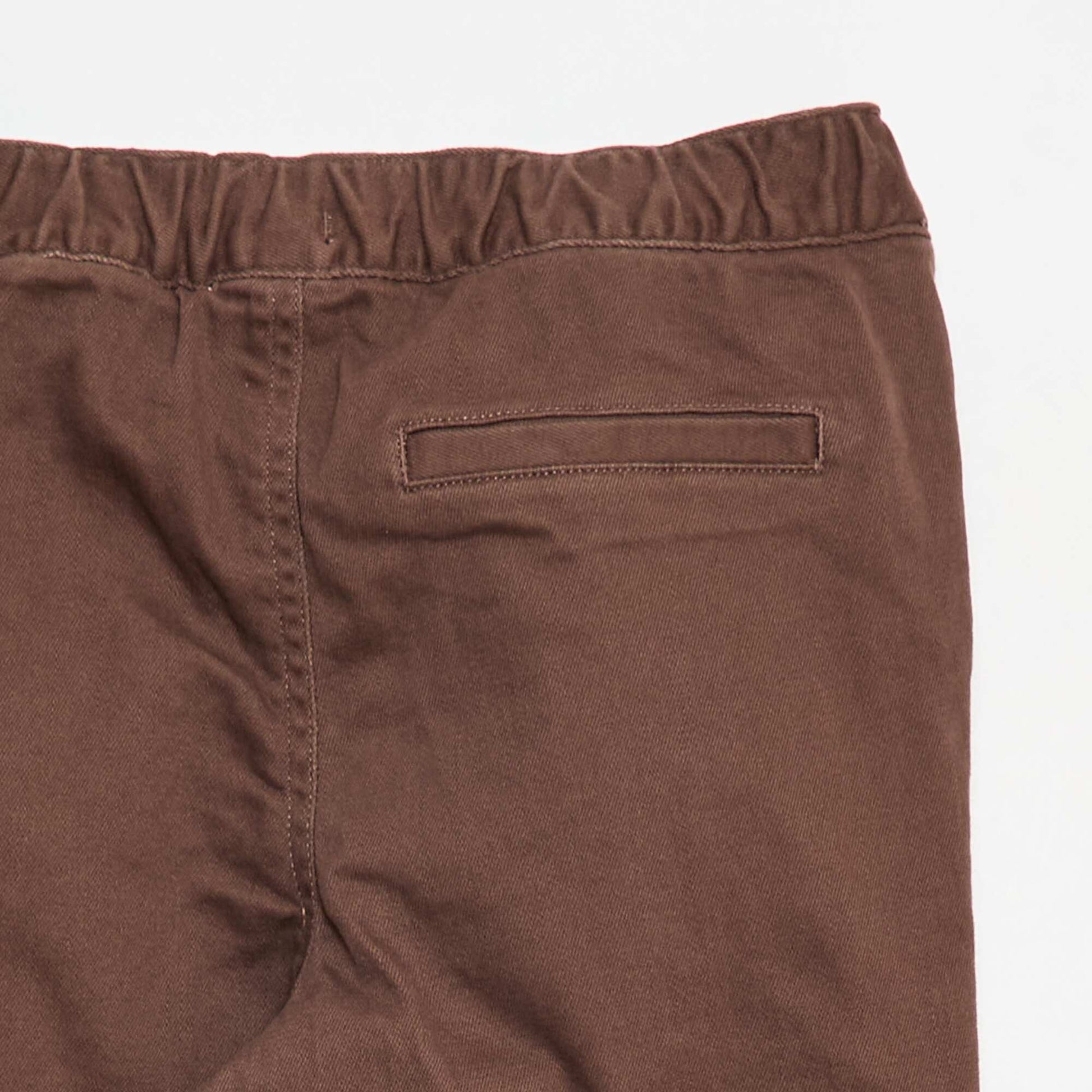 Pantalon jogger doublé MARRON