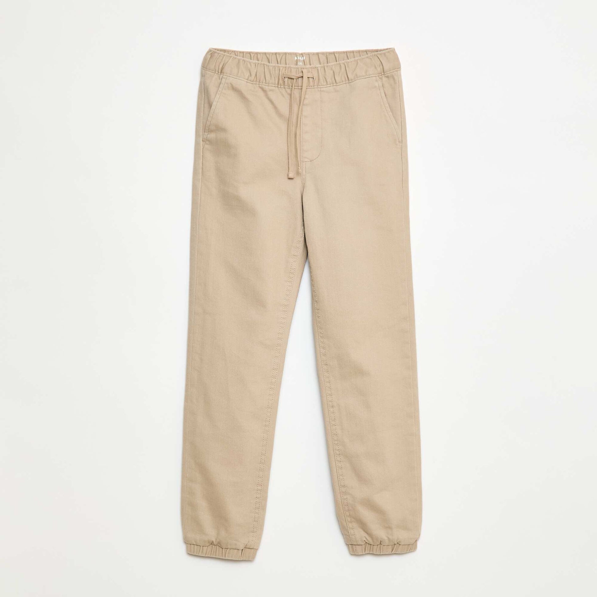 Pantalon jogger doublé BEIGE