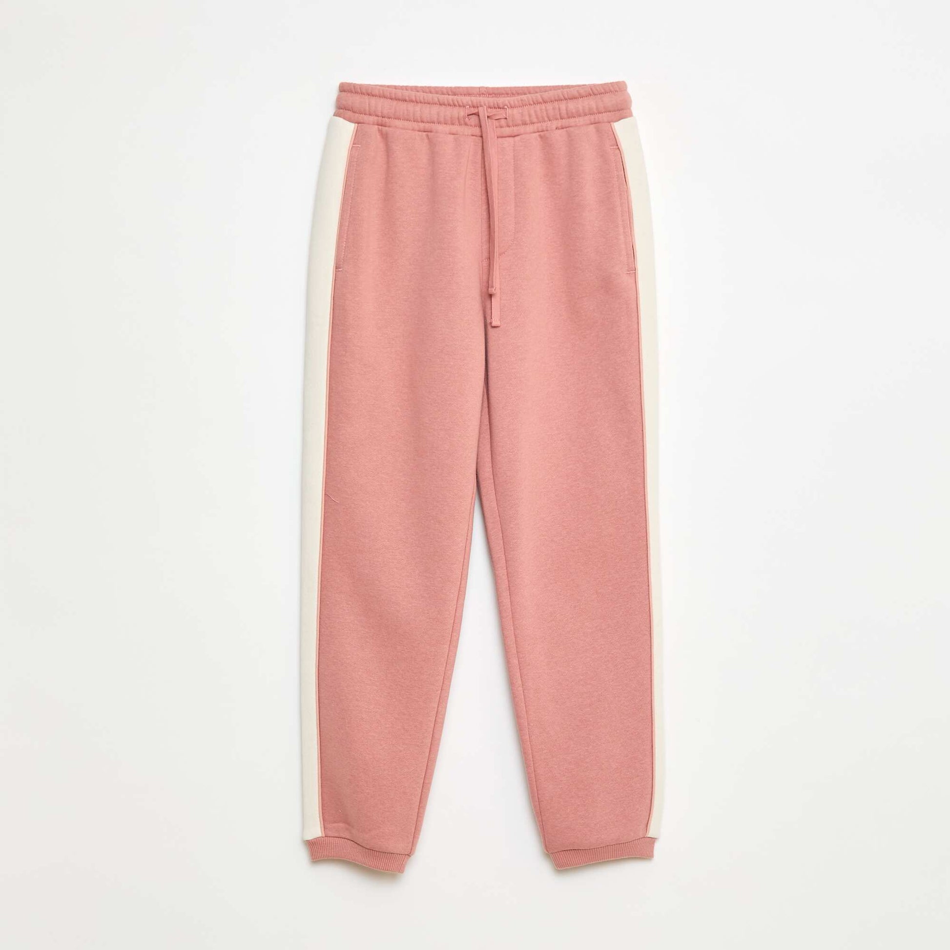 Ensemble de jogging en molleton gratté sweat + pantalon - 2 pièces ROSE