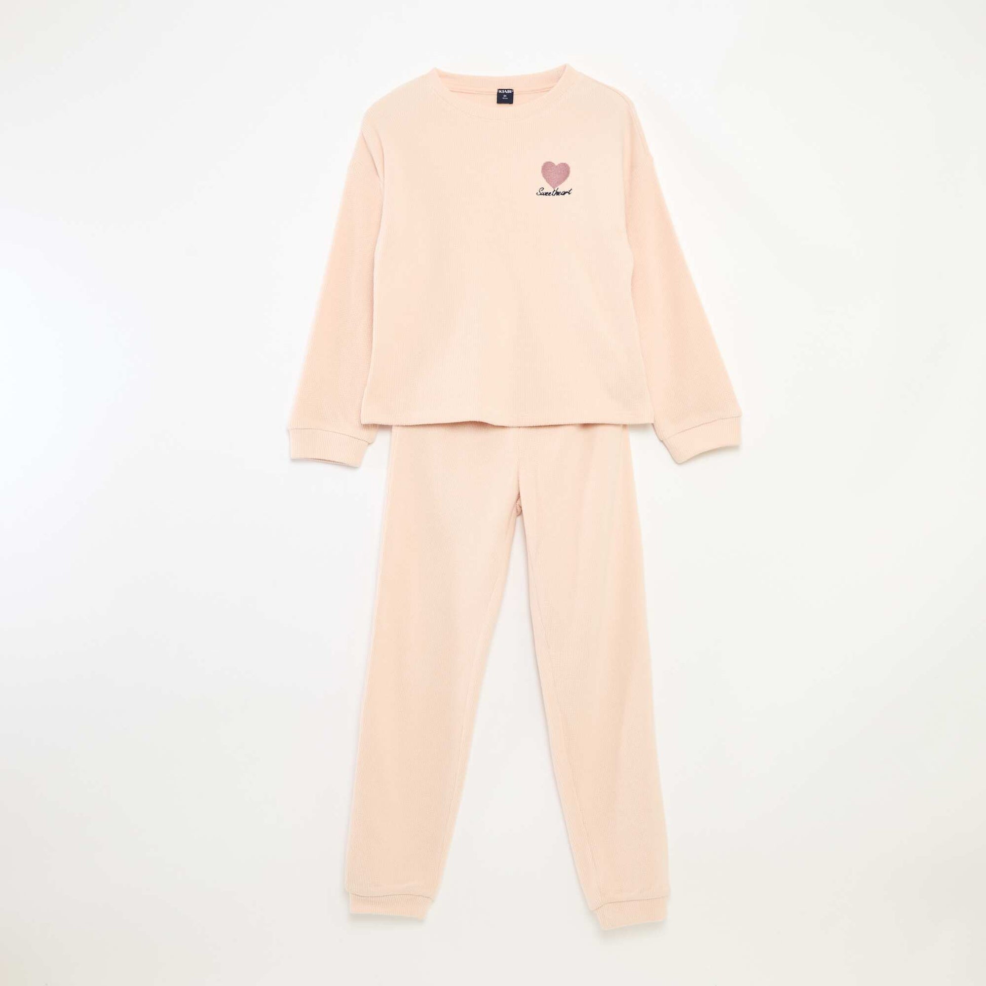 Ensemble de pyjama jersey uni ROSE