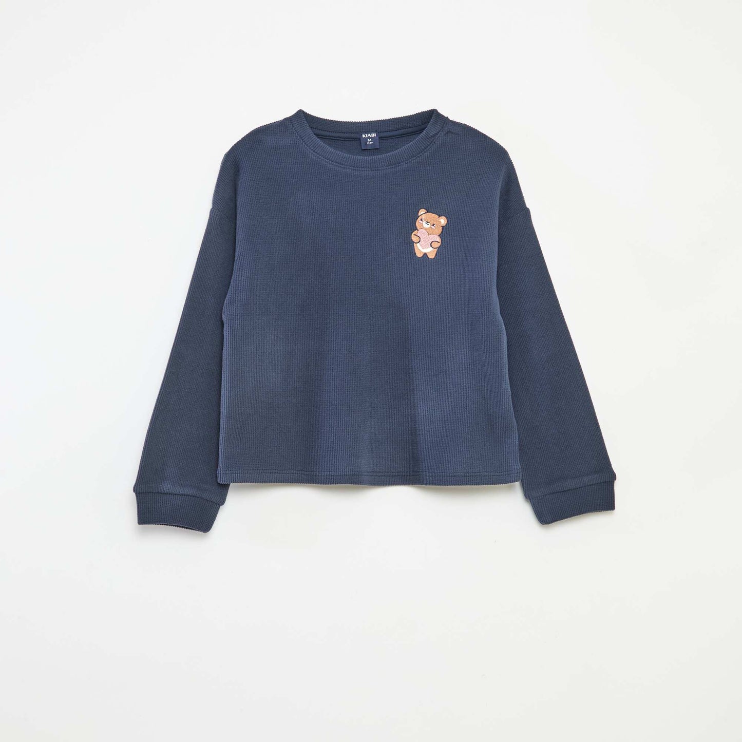 Ensemble de pyjama jersey uni BLEU