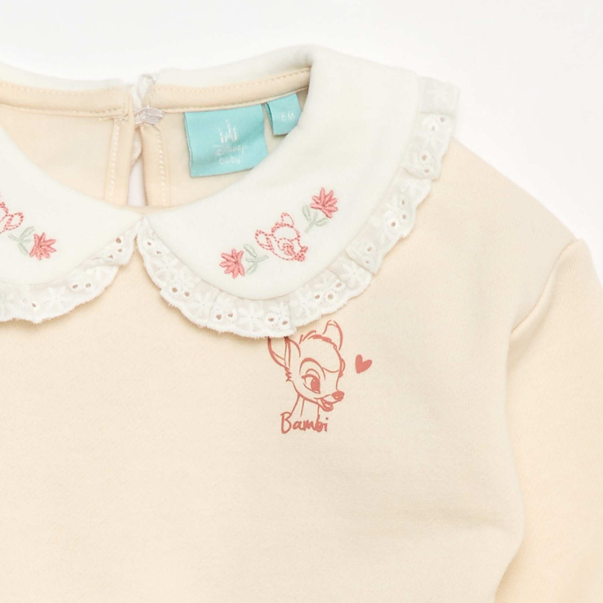 Ensemble jogging sweat + pantalon + bavoir 'Marie' 'Disney' - 3 pièces ROSE