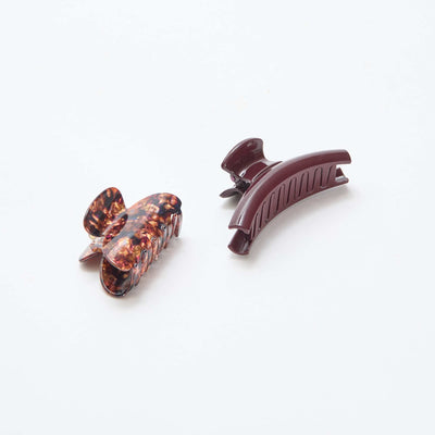 Lot de 2 grandes pinces ROUGE