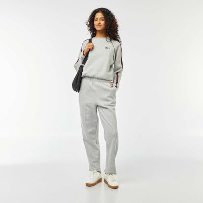 Jogging large en molleton GRIS