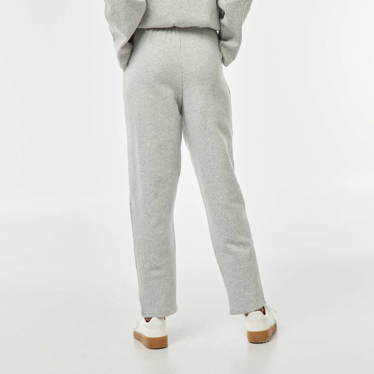 Jogging large en molleton GRIS