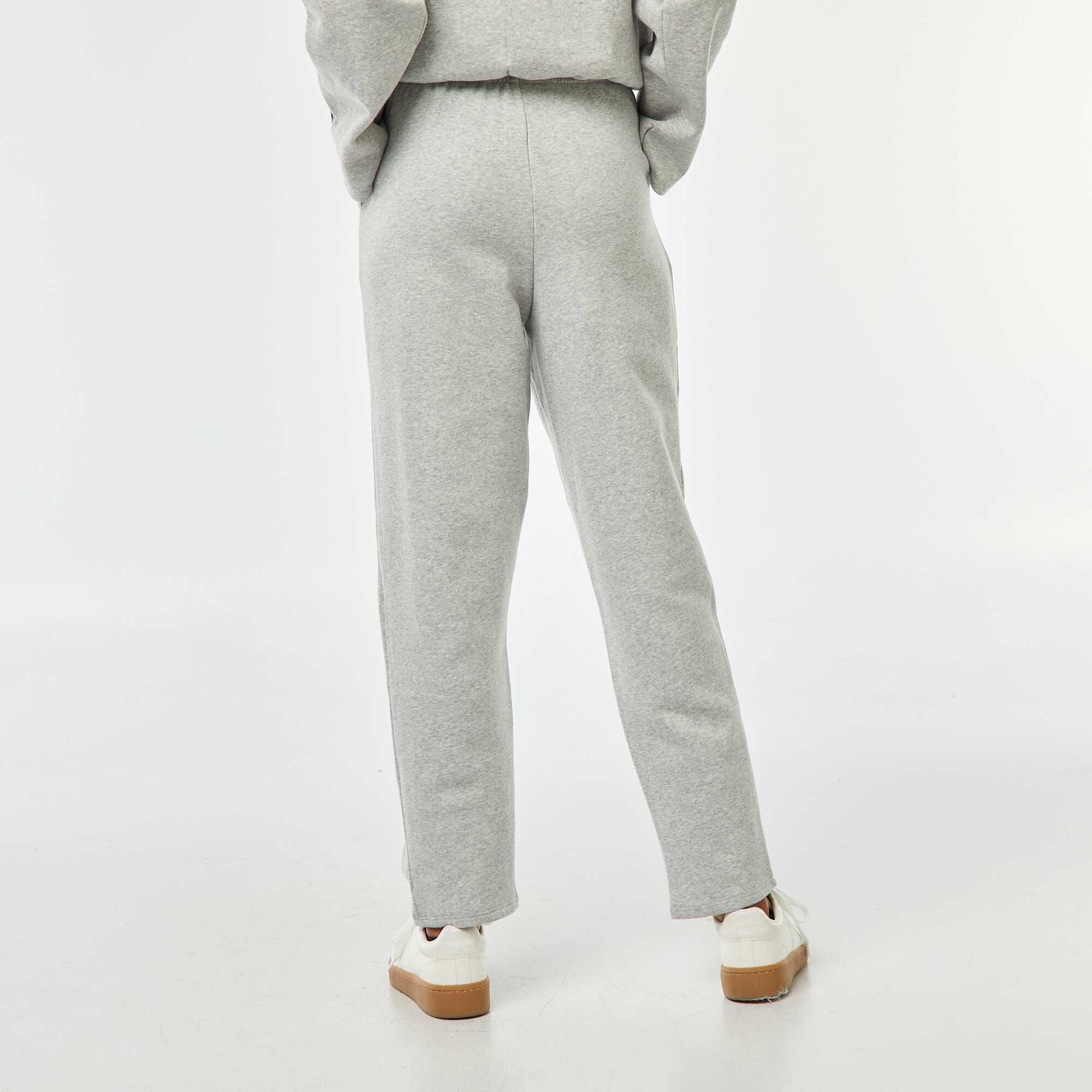 Jogging large en molleton GRIS