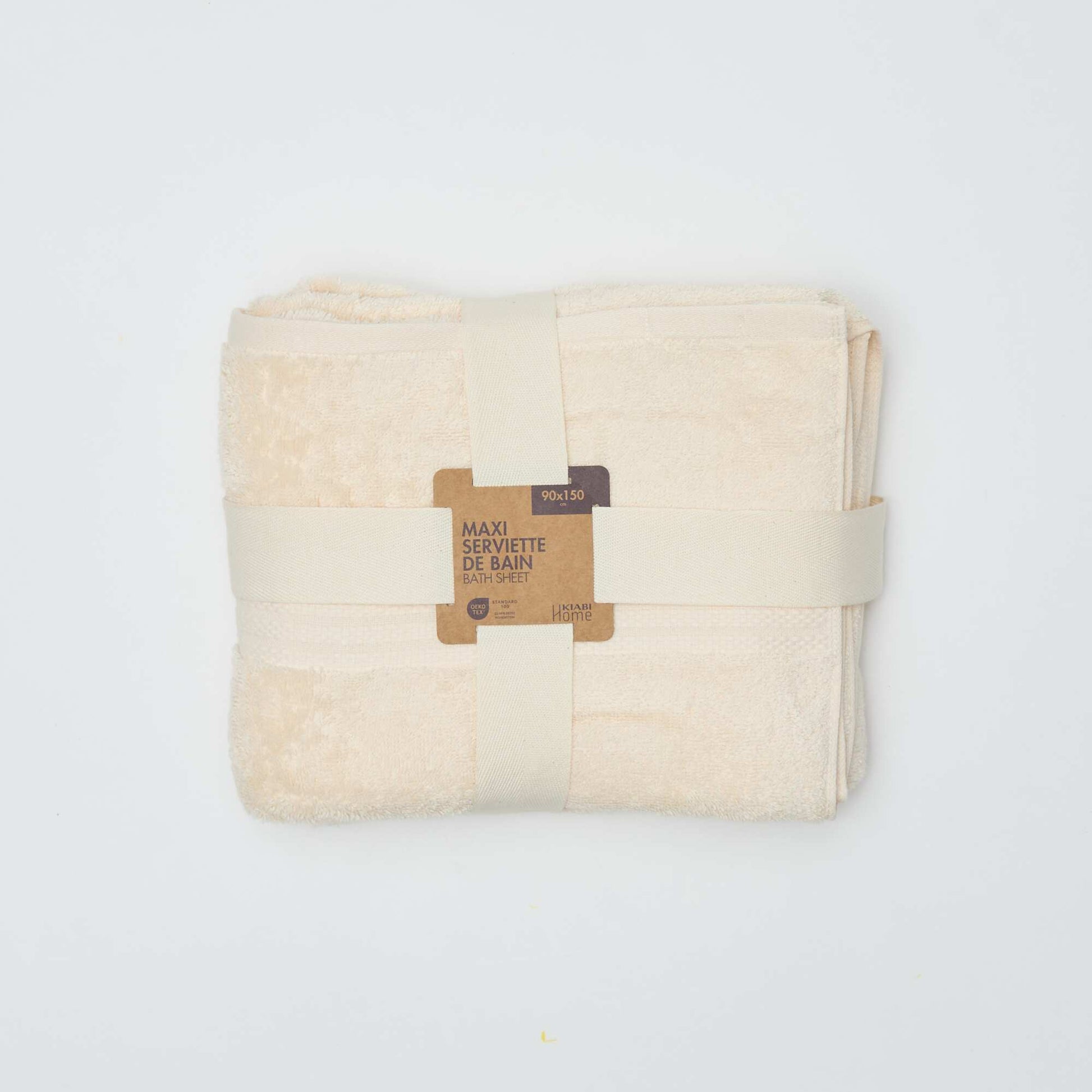 Serviette de bain (90x150 cm) - Kiabi Home BLANC