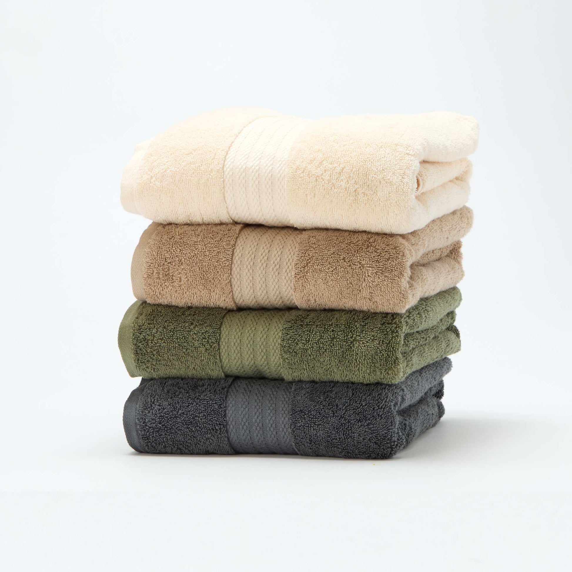 Serviette de bain (90x150 cm) - Kiabi Home BLANC