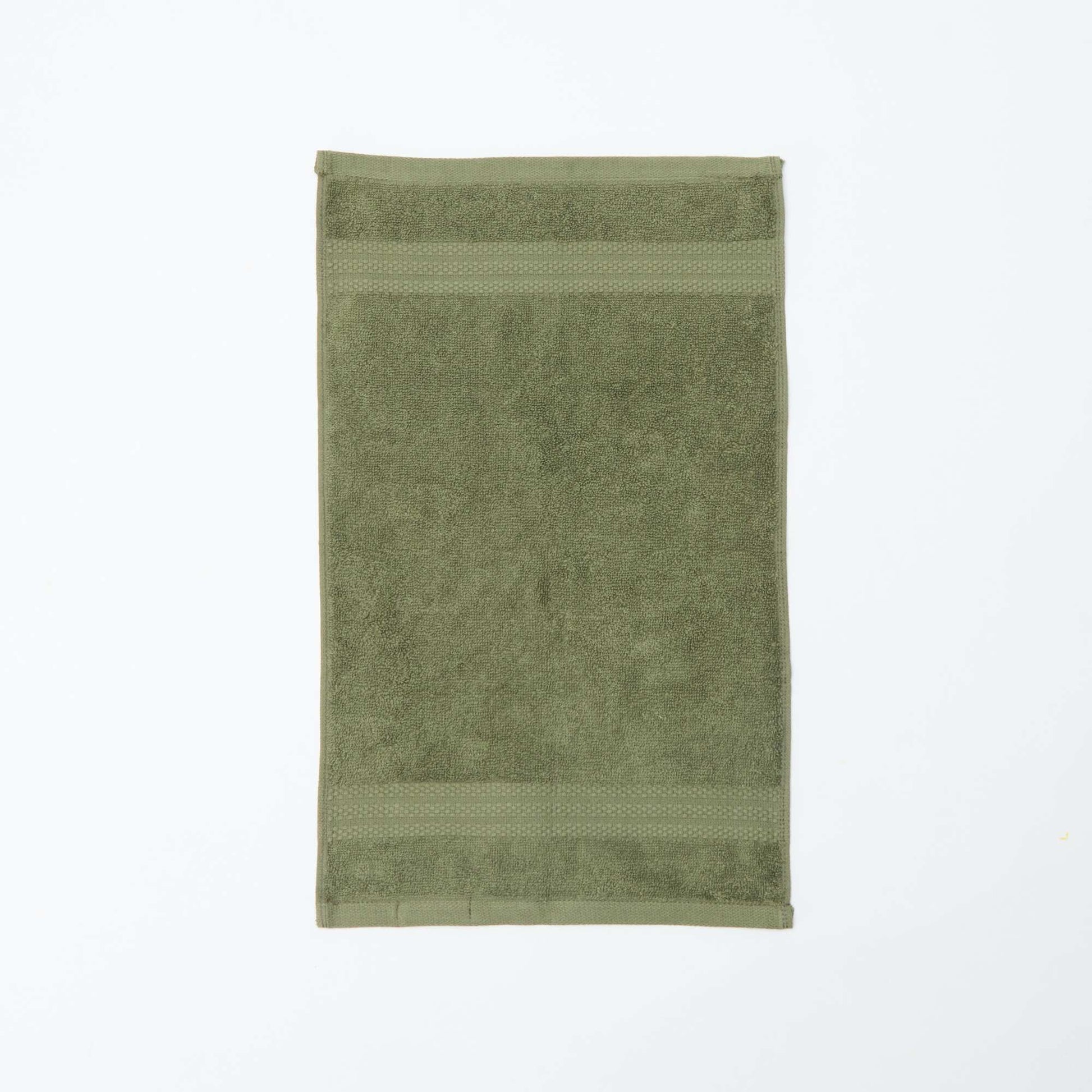Serviettes invités (30x50 cm) - Kiabi Home VERT