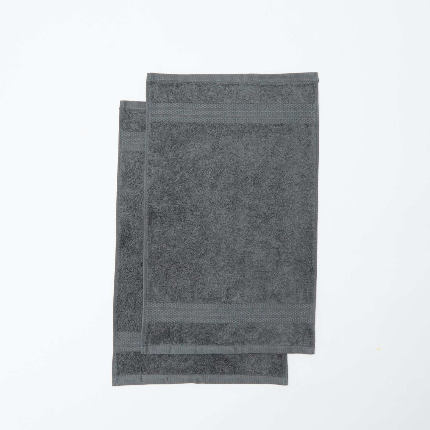 Serviettes invités (30x50 cm) - Kiabi Home GRIS