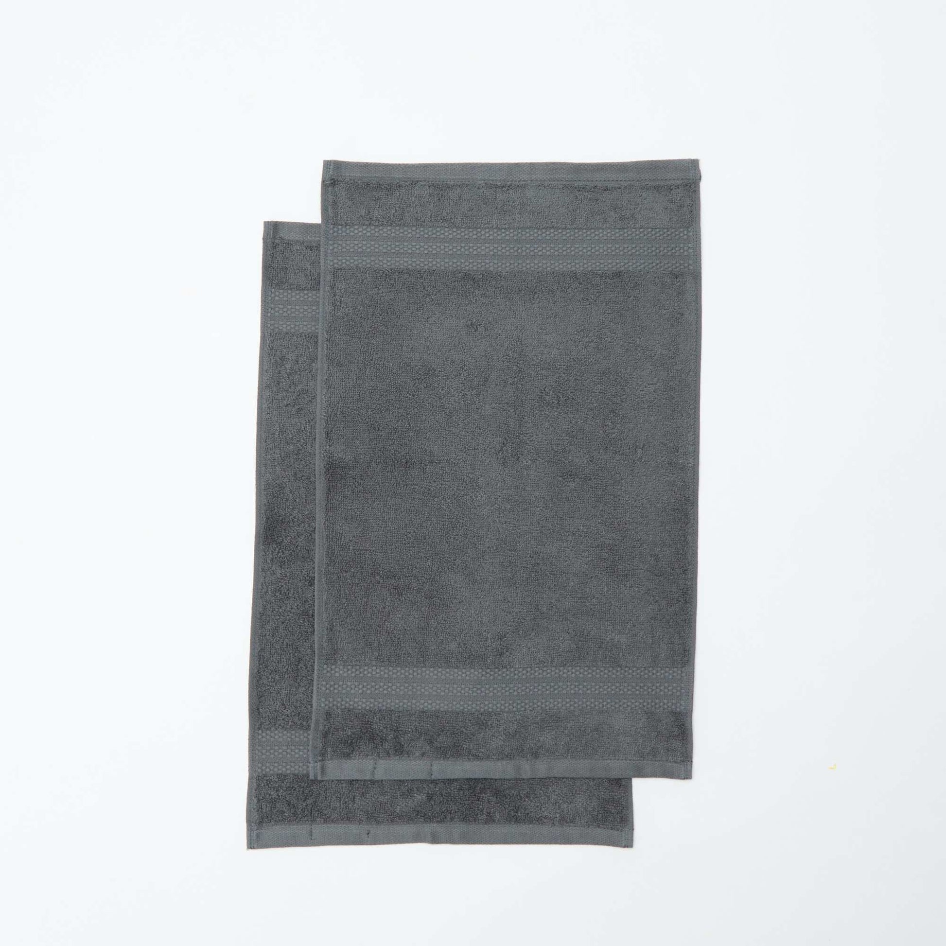 Serviettes invités (30x50 cm) - Kiabi Home GRIS