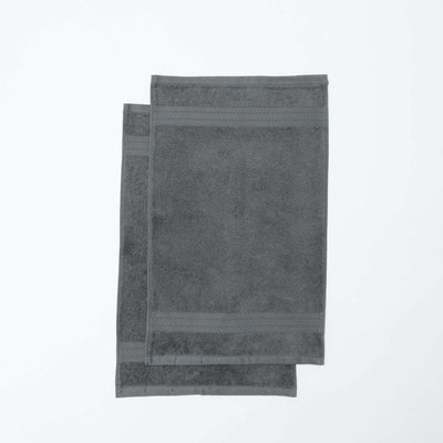 Serviettes invités (30x50 cm) - Kiabi Home GRIS